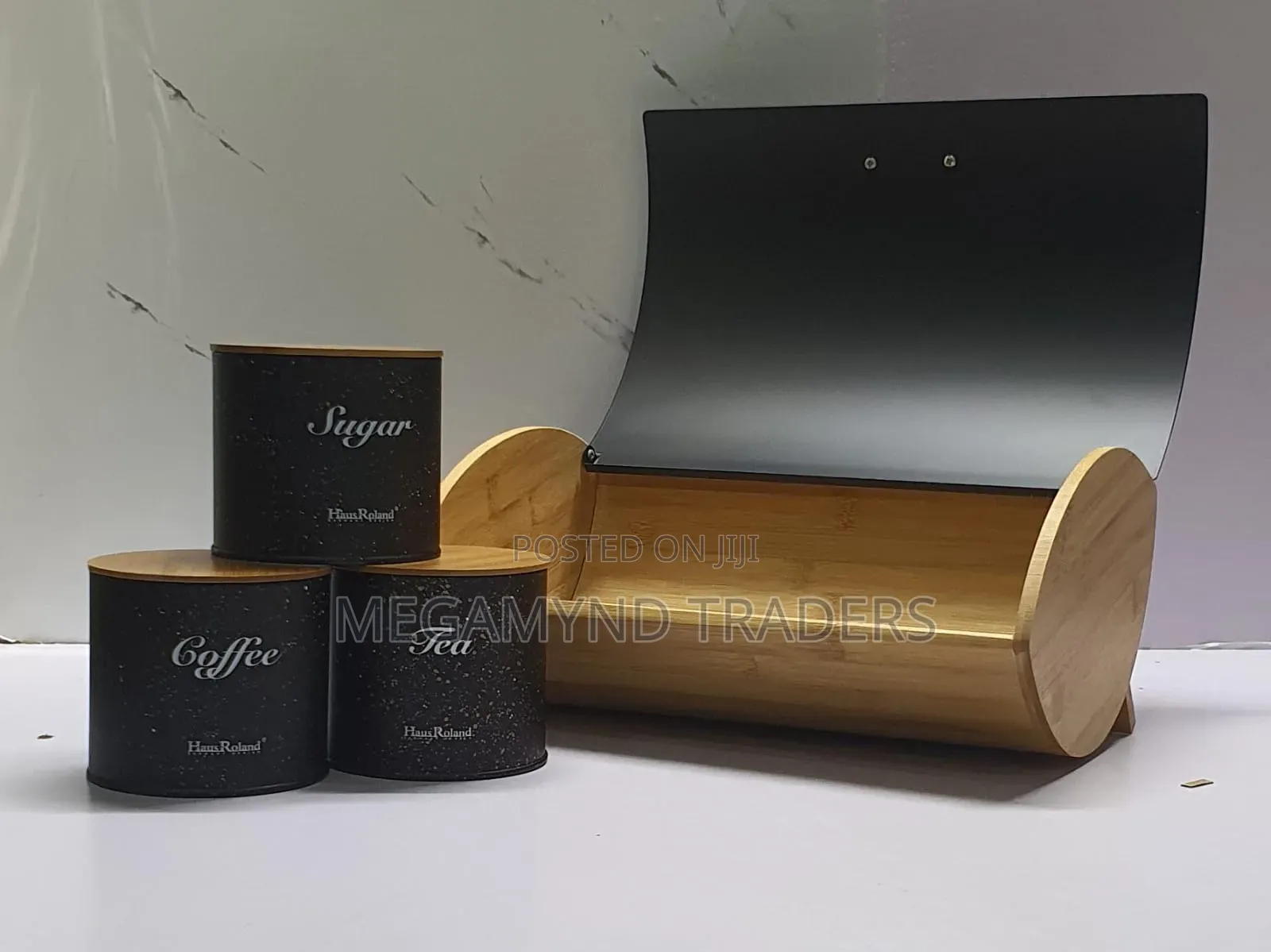 Bamboo Bread Bin/4 in 1 Bread Bin