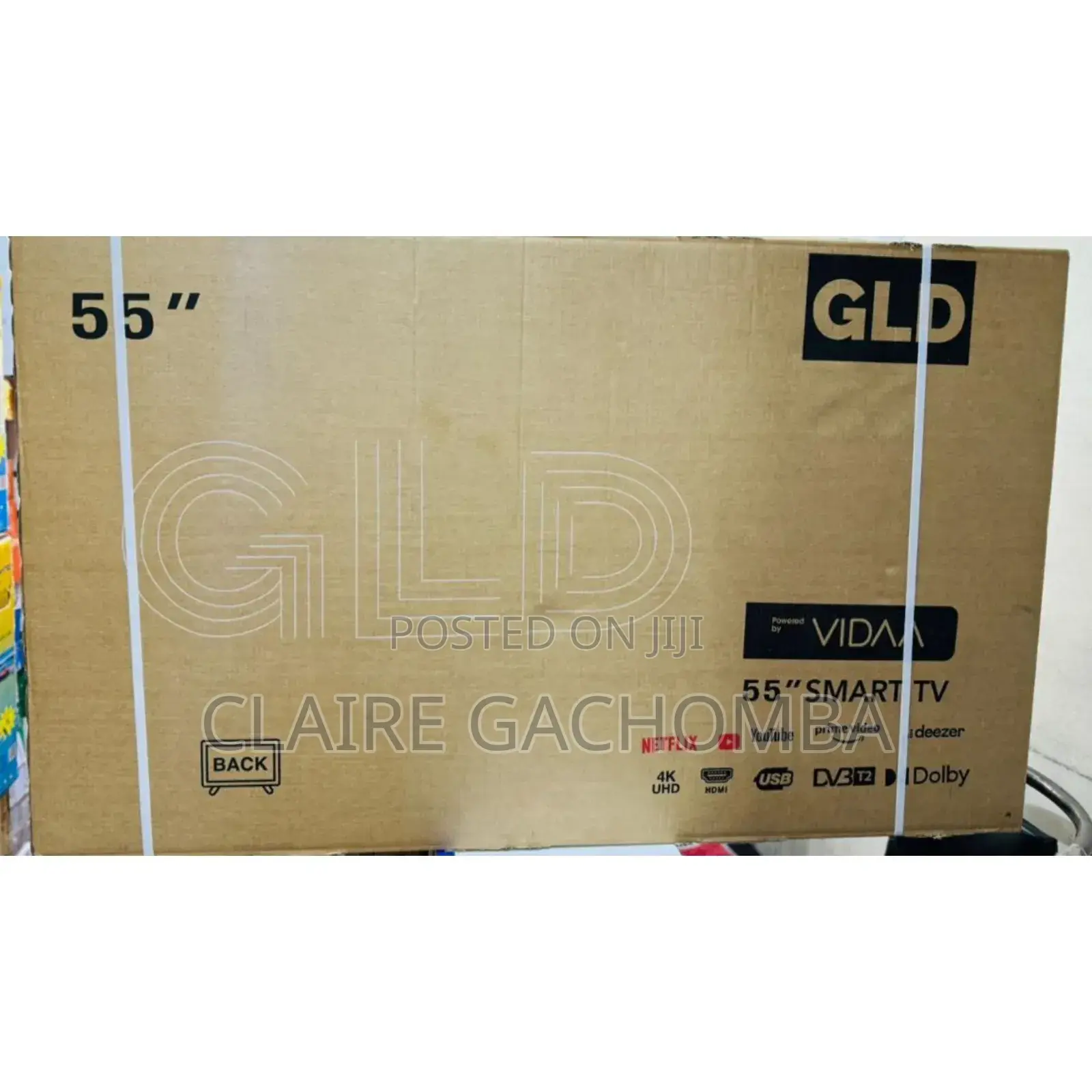 GLD 55" Smart Vidaa OS Frameless Ultra HD LED Television