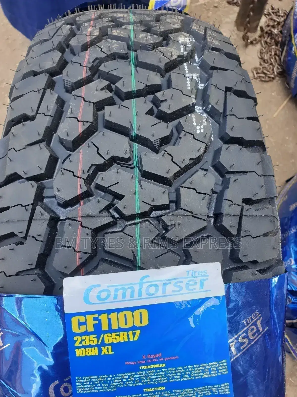 235 /65 R17 Comforser TYRES (A/T)
