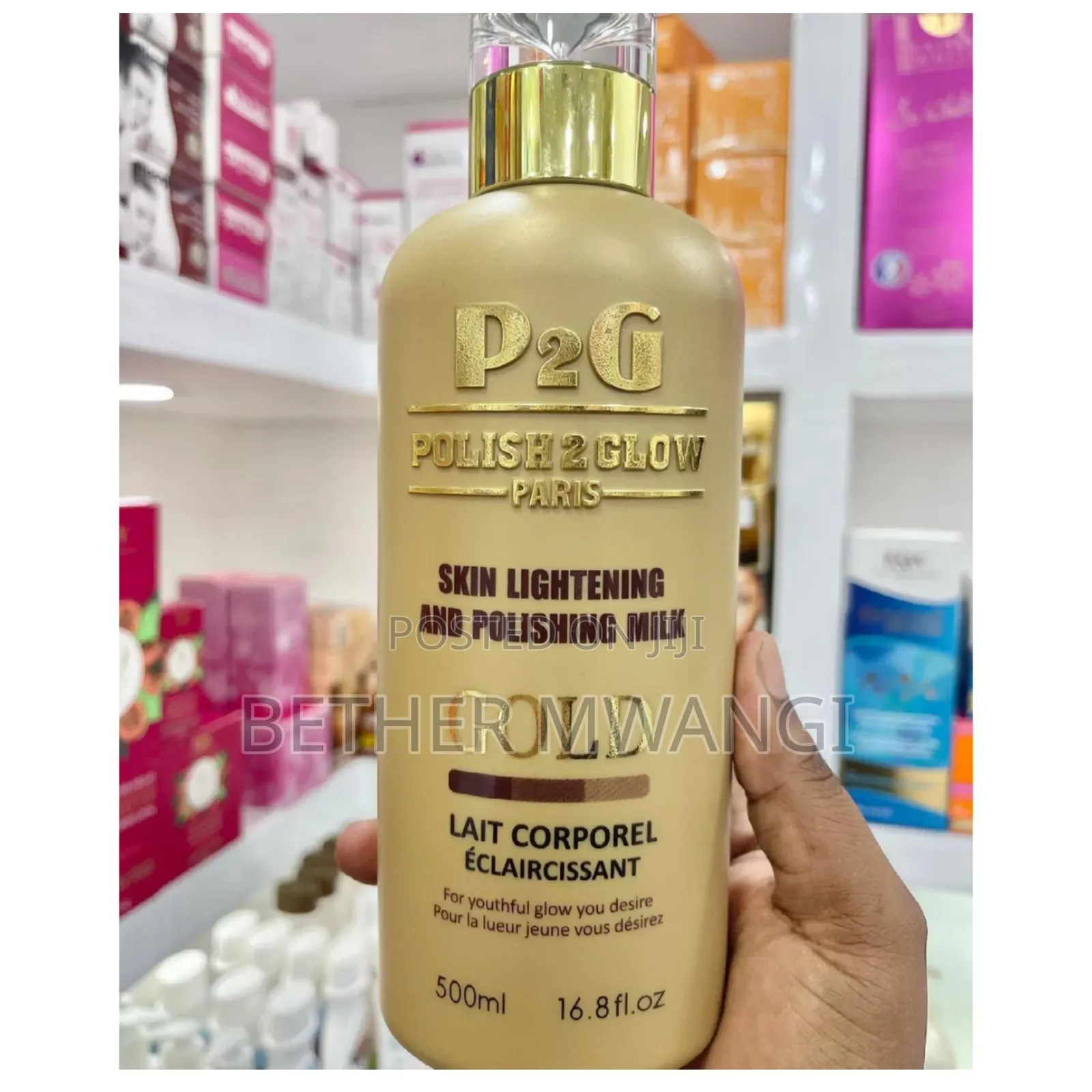 P2G( Polish 2 Glow) Paris Gold Lotion in Kenya