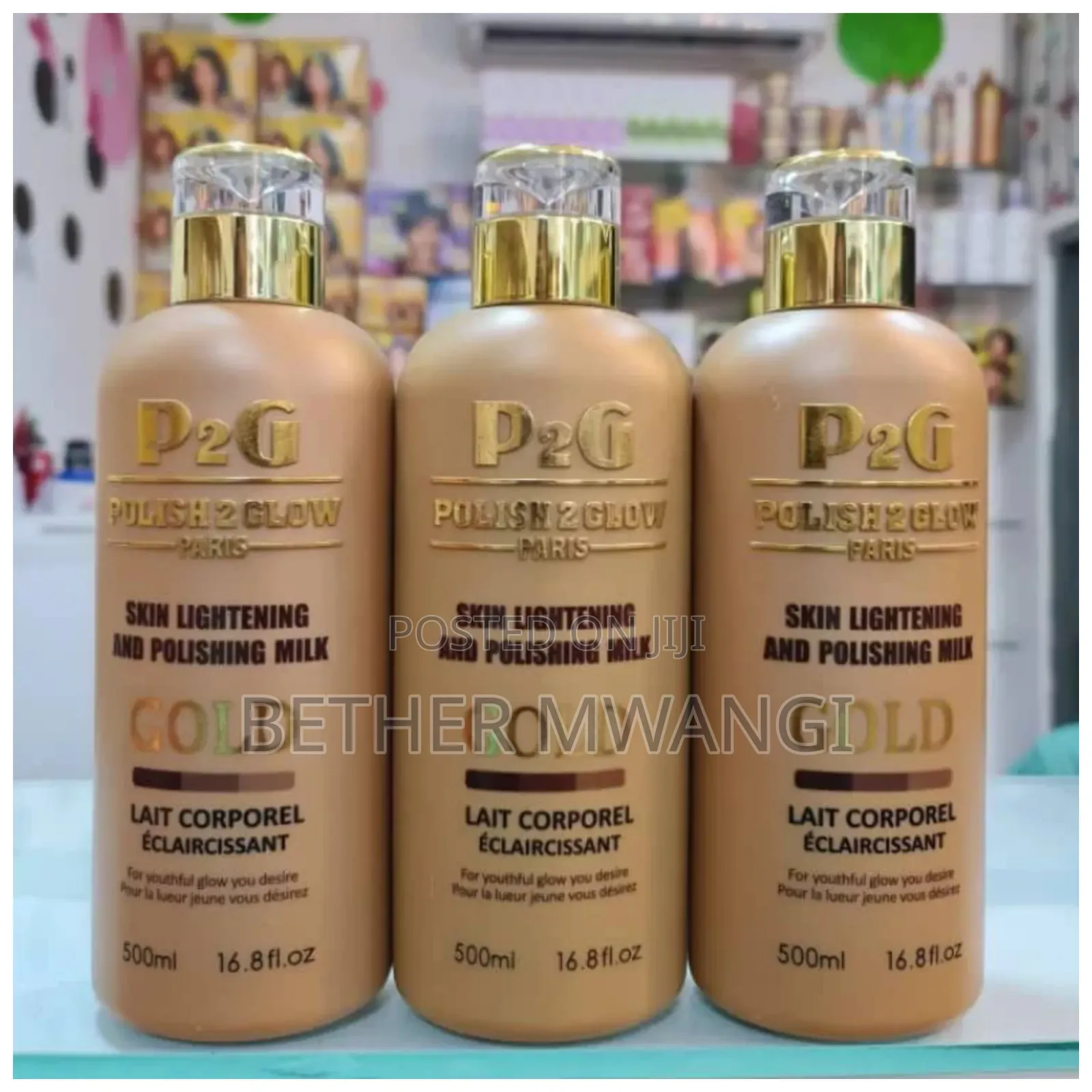 P2G( Polish 2 Glow) Paris Gold Lotion in Kenya