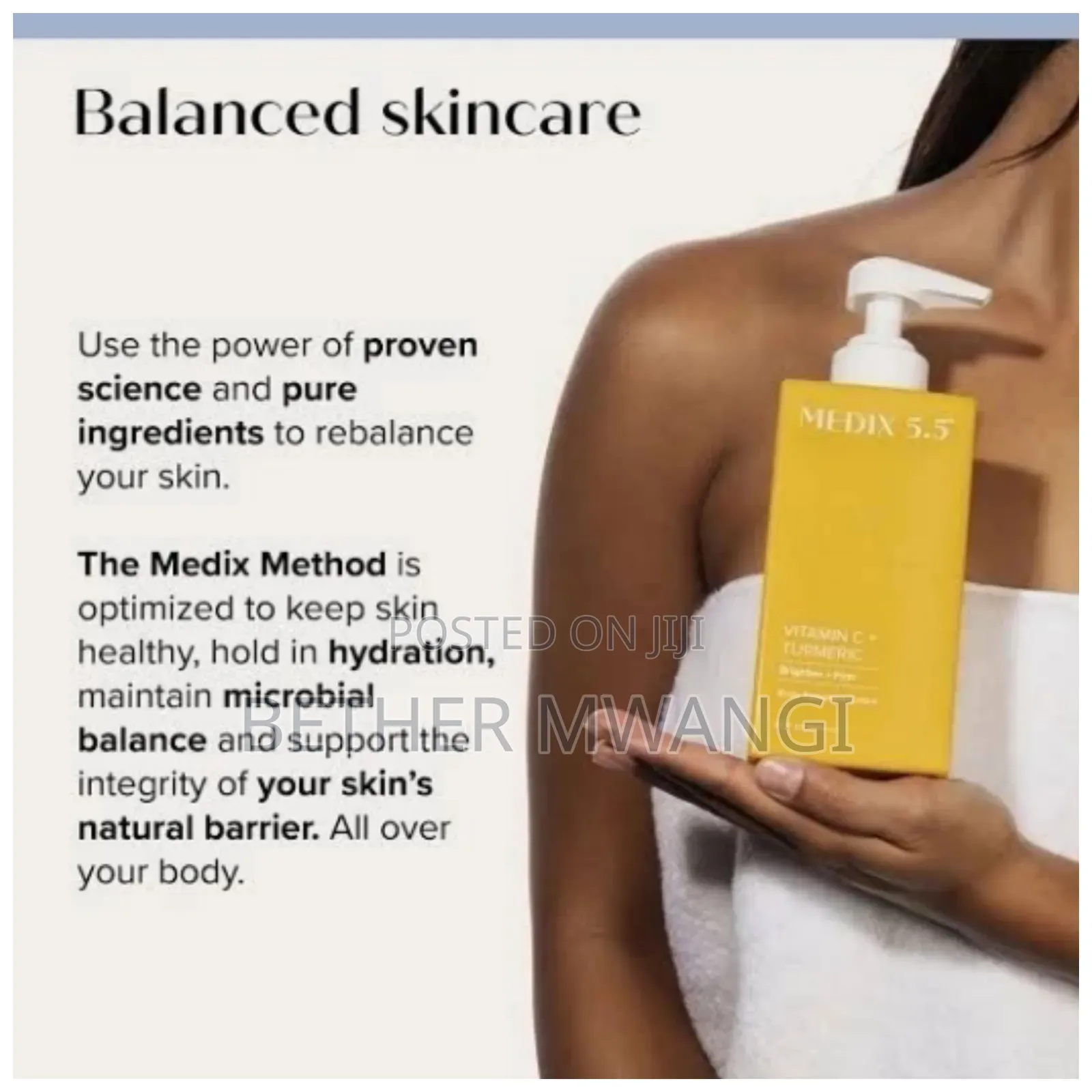 Original Medix 5.5 (Vitamin C+ Tumeric) Lotion in Kenya