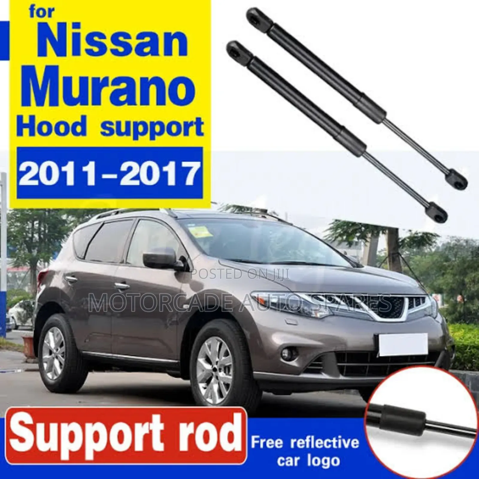 Nissan Murano 2014-2017 Bonnet Shocks