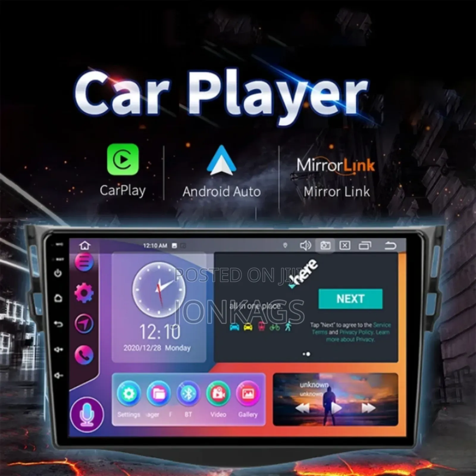 9 Inches Android Car Stereo Inbuilt Carplay/Android Auto 2gb 32gb