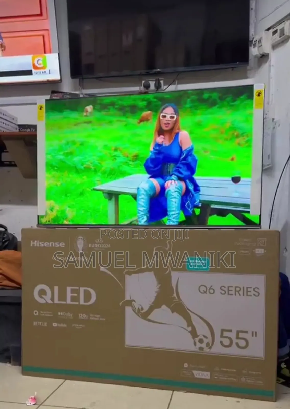 Hisense 55" Uhd Qled Tv Q6 Series Smart Tv