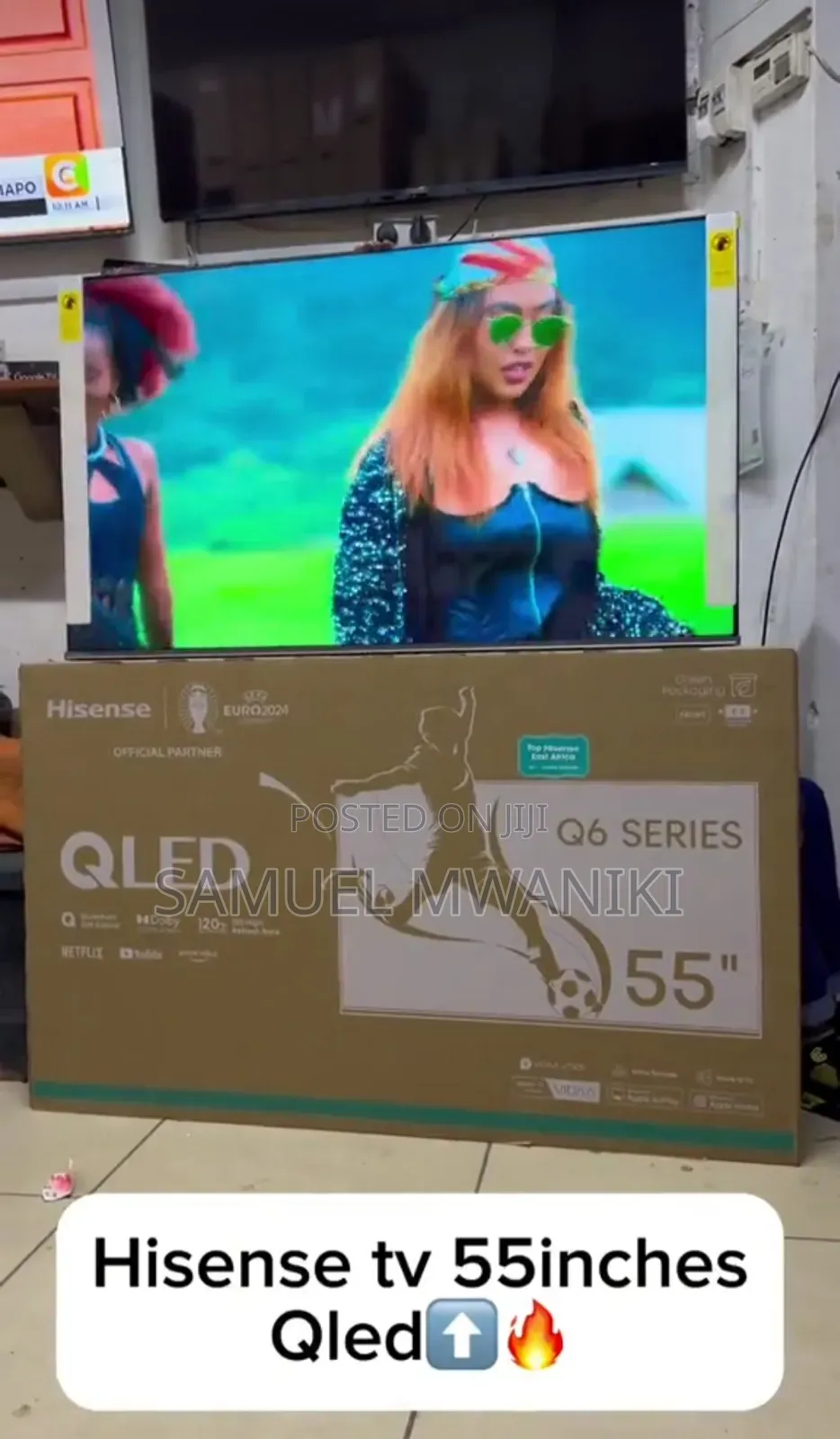 Hisense 55" Uhd Qled Tv Q6 Series Smart Tv