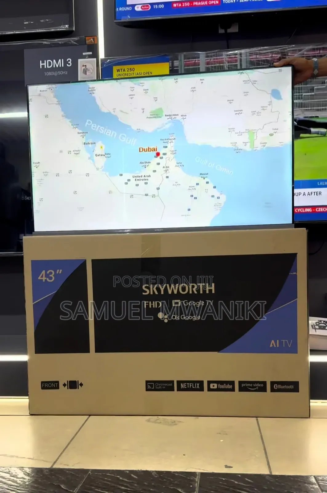 Skyworth 43" Google Smart Tv Bluetooth, Netflix, Youtube