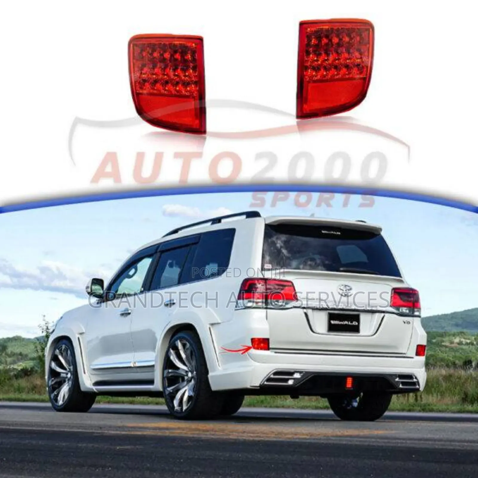 Landcruiser Lc 200 Series Rear Bumper Reflectors