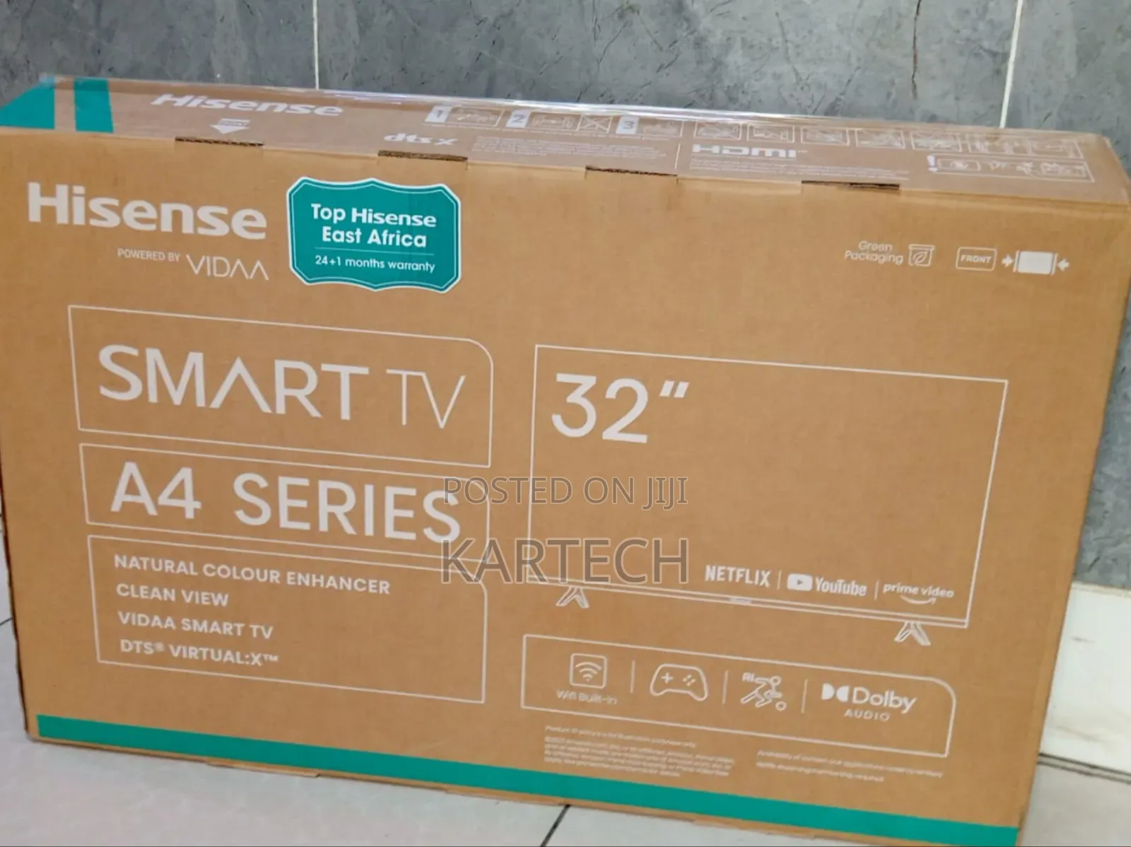 Hisense 32 Inch Smart Tv With Bluetooth, Youtube Netflix