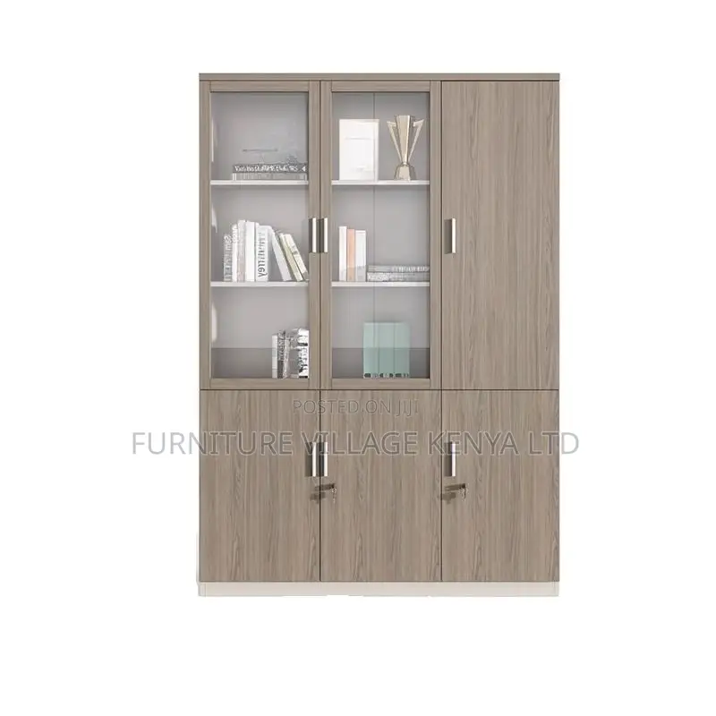 3-Door Wooden Executive Office Cabinet
