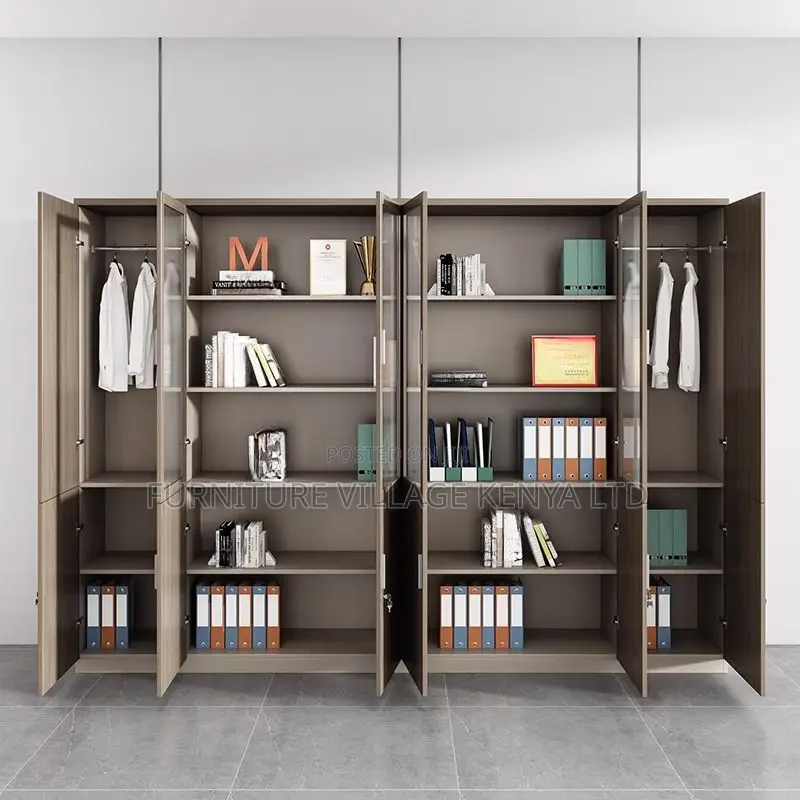 3-Door Wooden Executive Office Cabinet