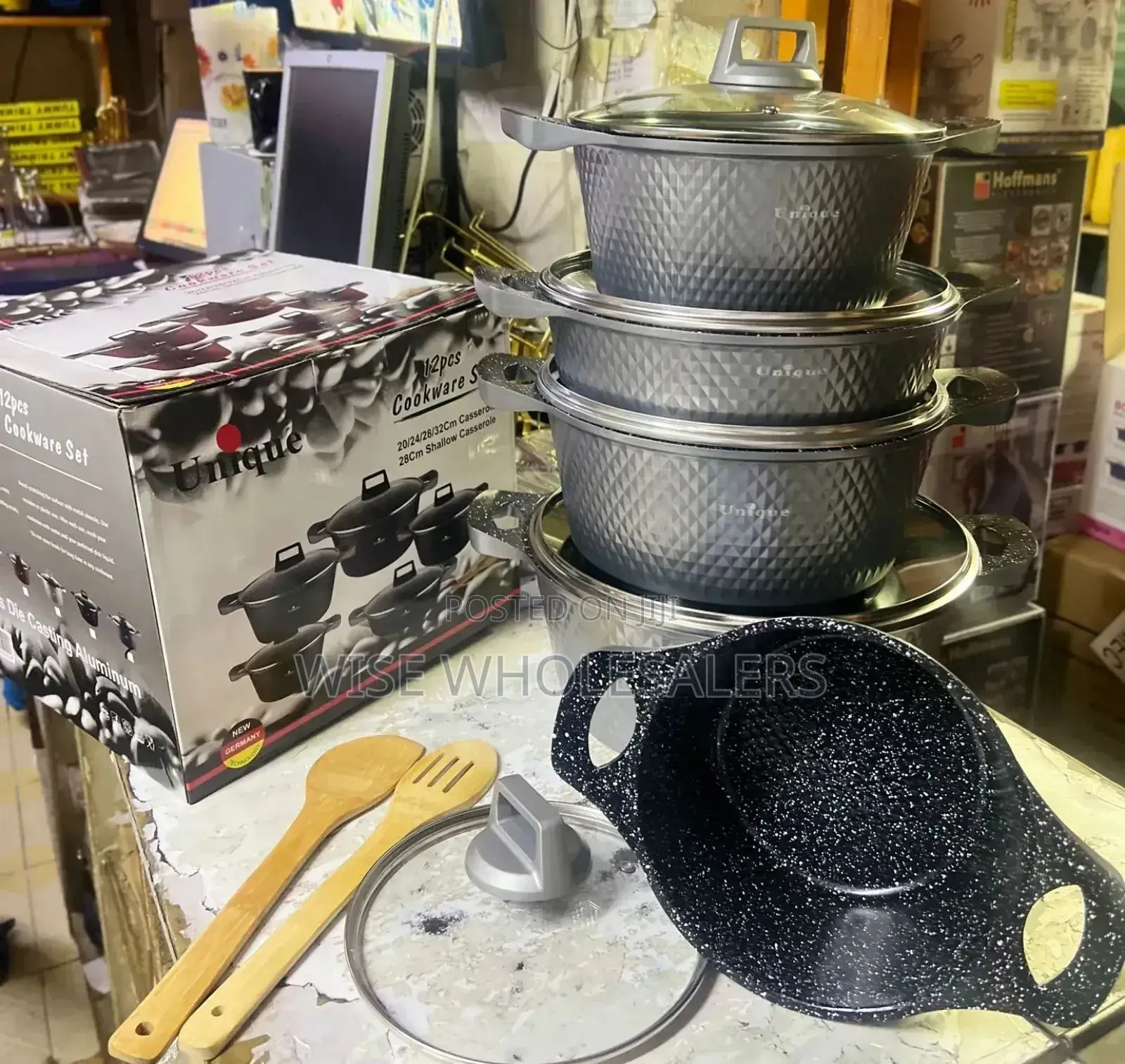 Unique Heavy Granitecoated Non-stick Cookware Set Available