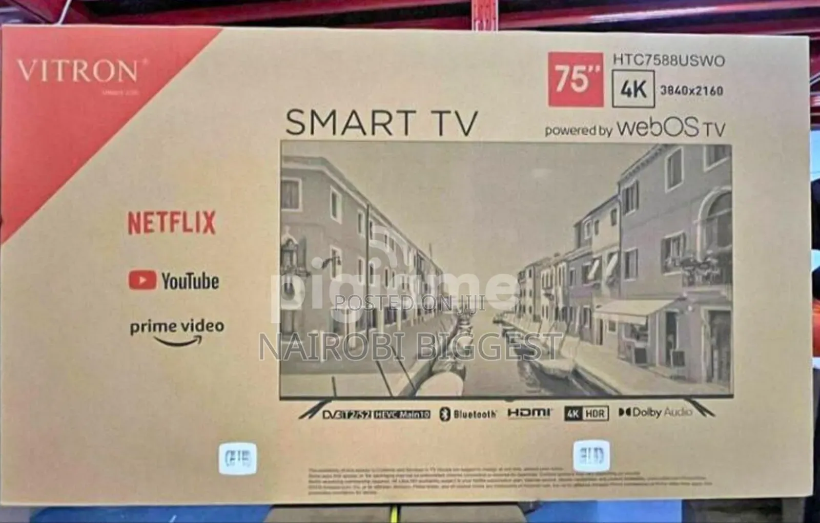 Vitron 75" Webos Television Frameless