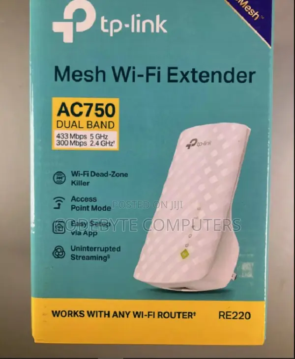 Tp-Link RE220 AC750 Wi-Fi Range Extender