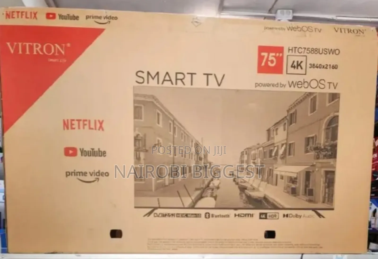 Vitron 75" Webos Television Frameless