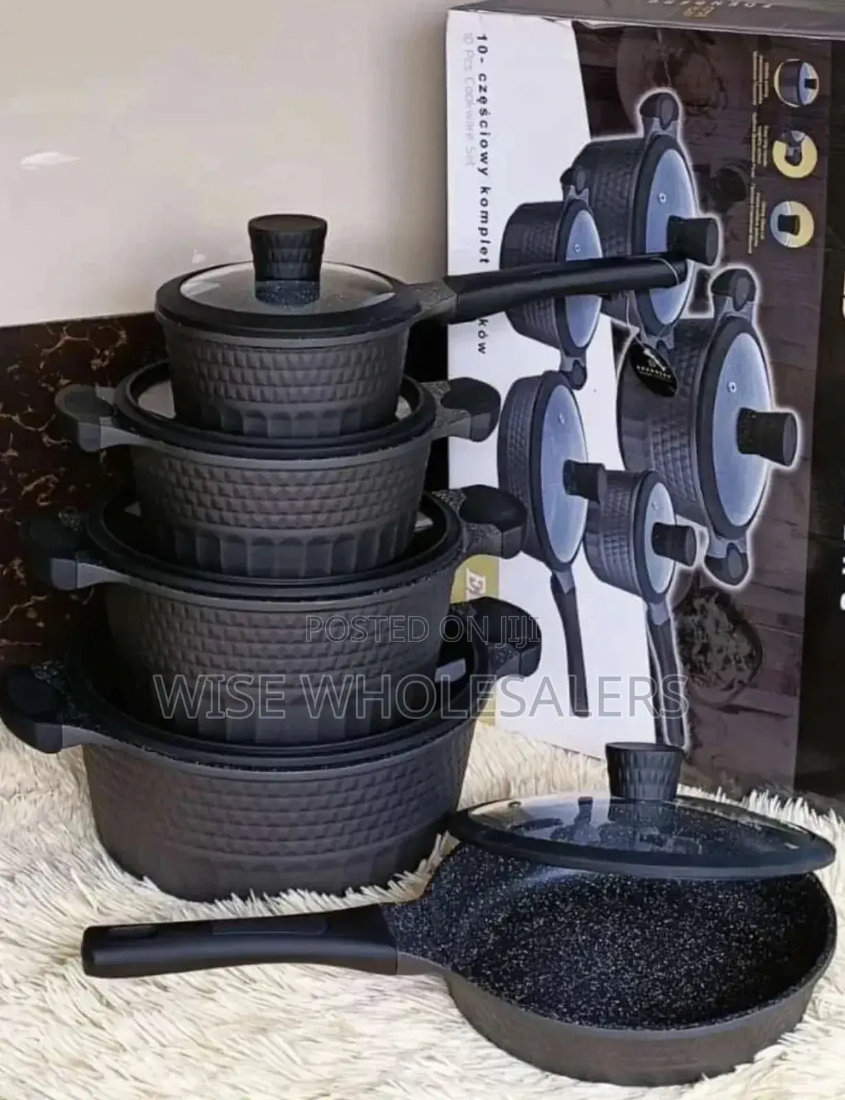 Edenberg Eb-9186 – 10pcs Cookware Sets Available