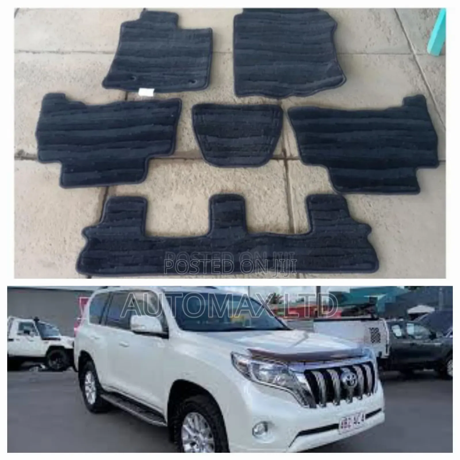 J160/150, Toyota Land Cruiser Prado, Genuine, Ex-Japan Mats (Clean)