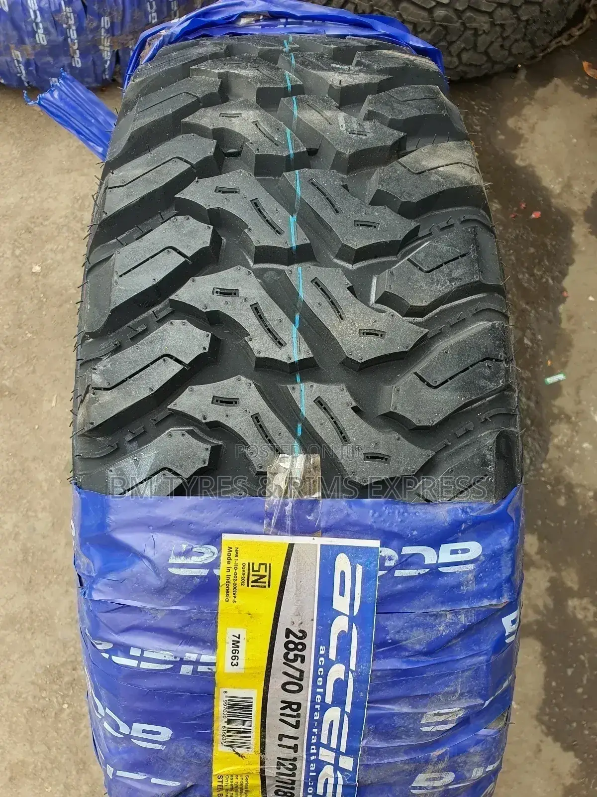 285 /70 R17 Accelera TYRES (MT) Indonesia.