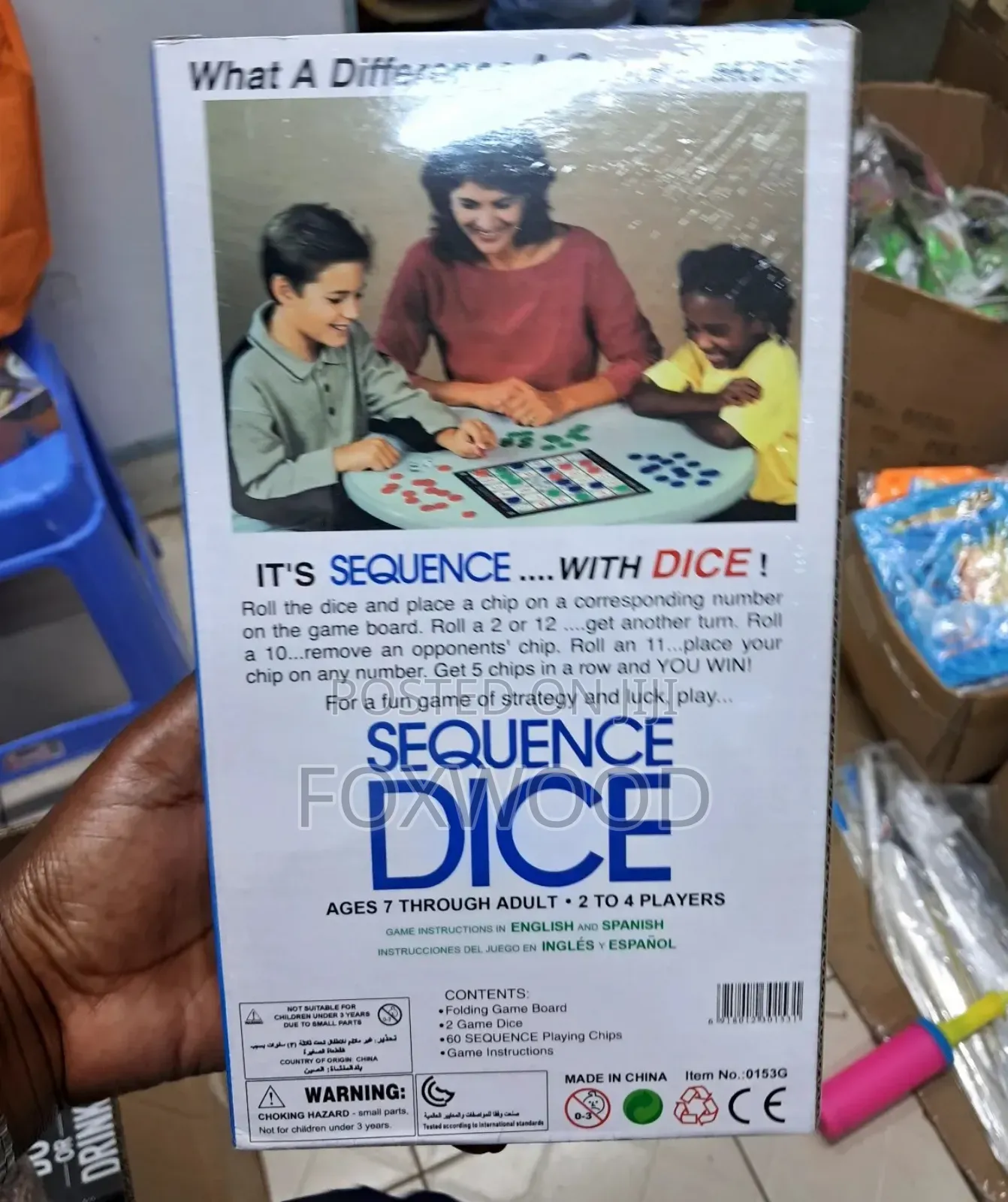 Sequence Dice Game