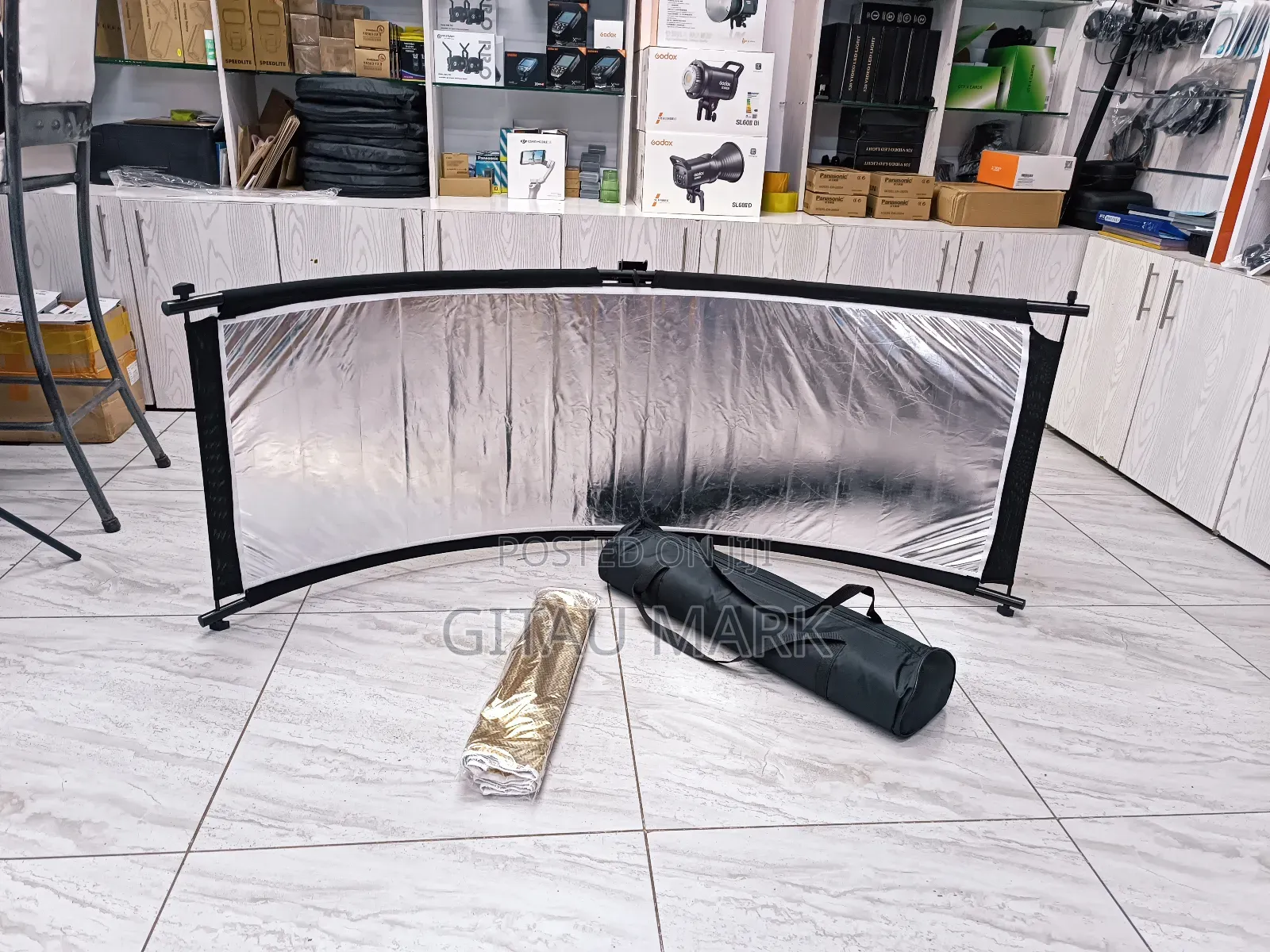 4 in 1 Curved Reflector 60cm by 180cm U Shaped Reflector