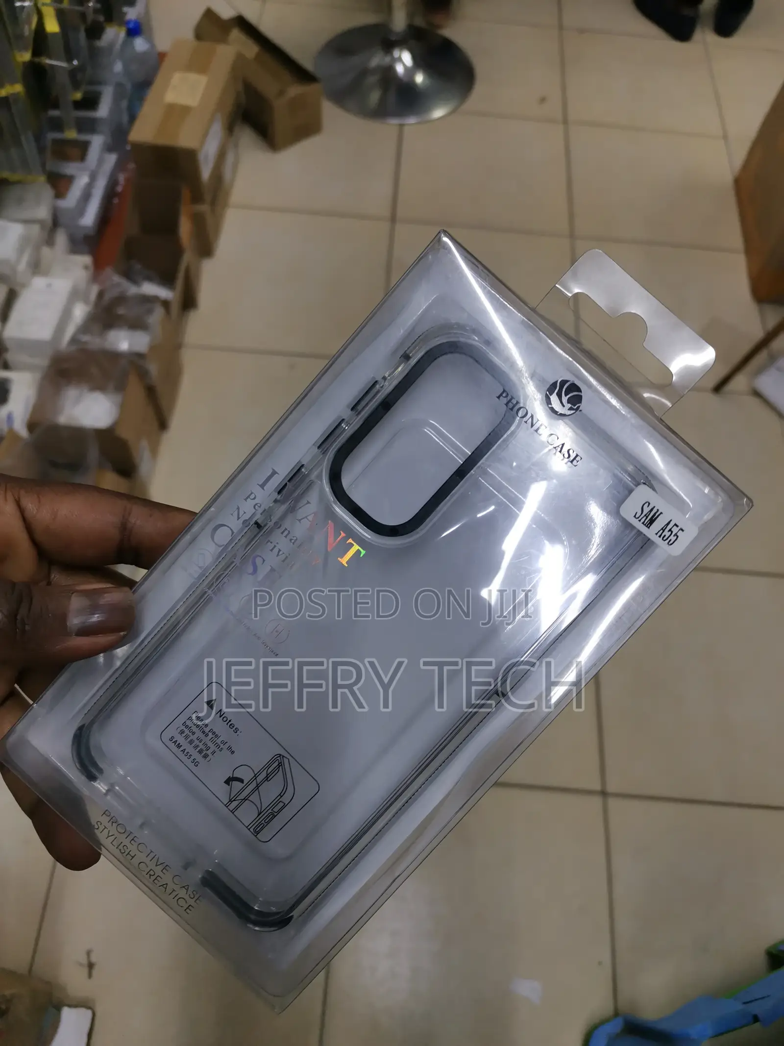 Samsung Galaxy A55 5G Clear Cover Case Soft TPU Transparent