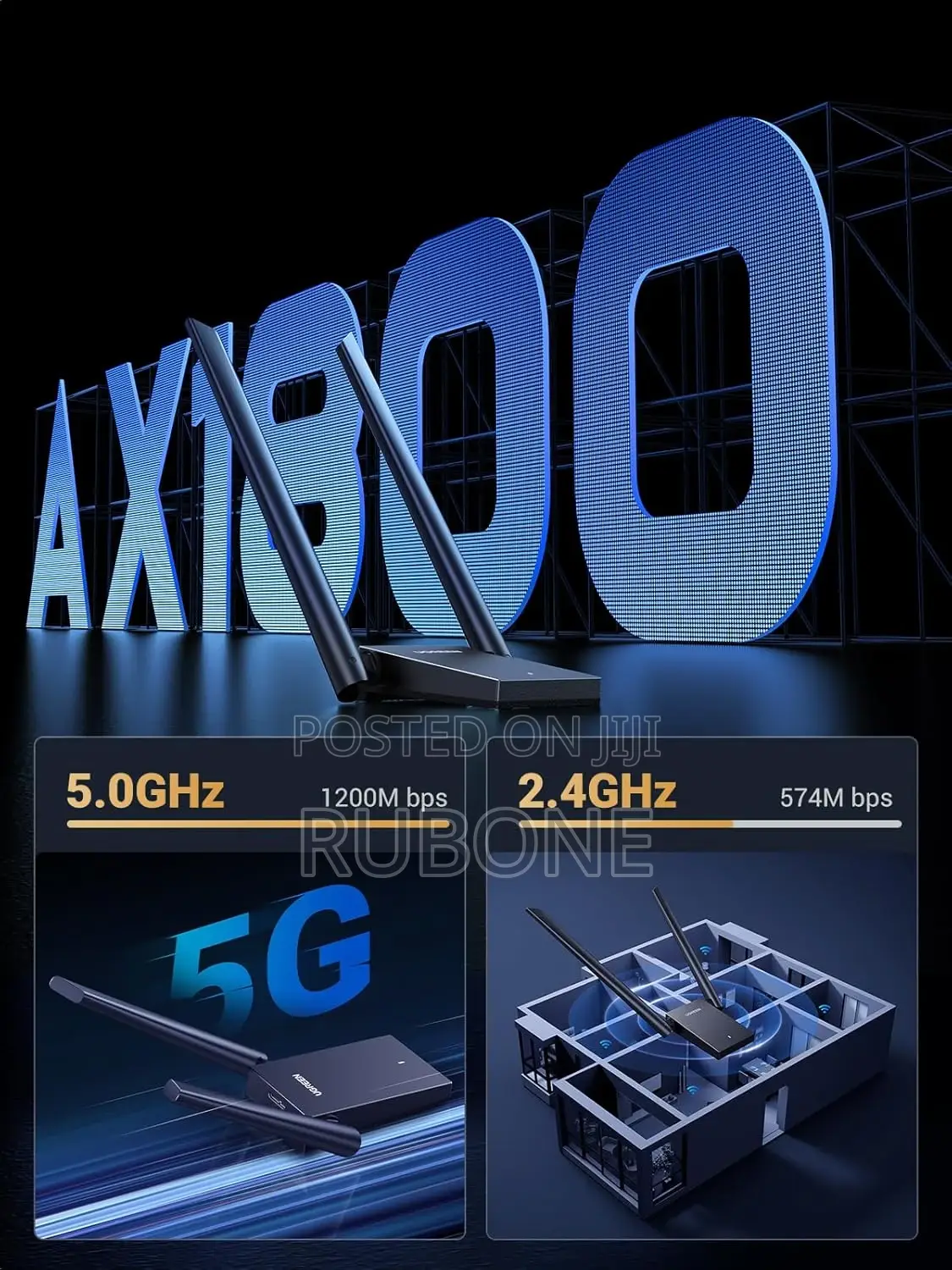 UGREEN AX1800 USB Wifi Adapter Wifi 6