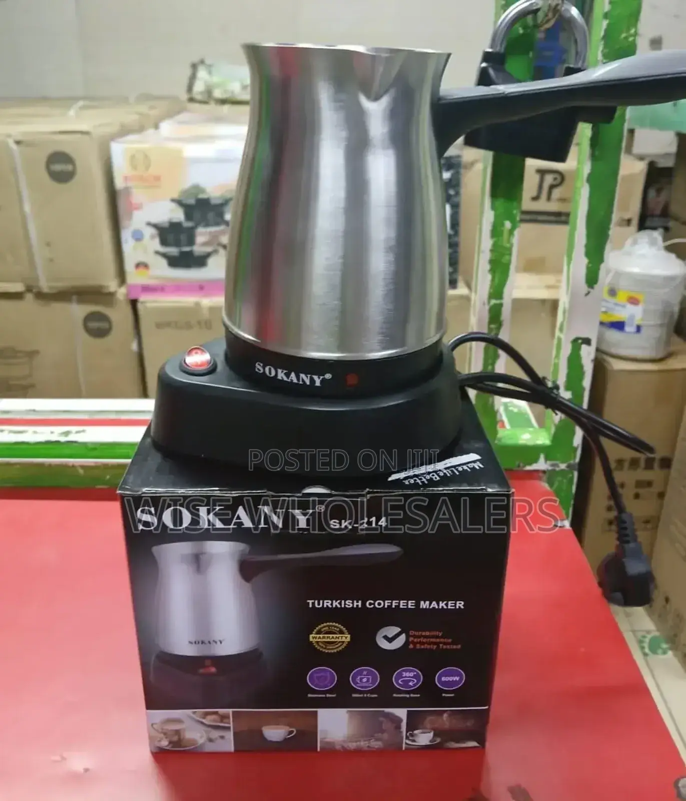 Sokany Sk-214 Turkish Coffee Maker*