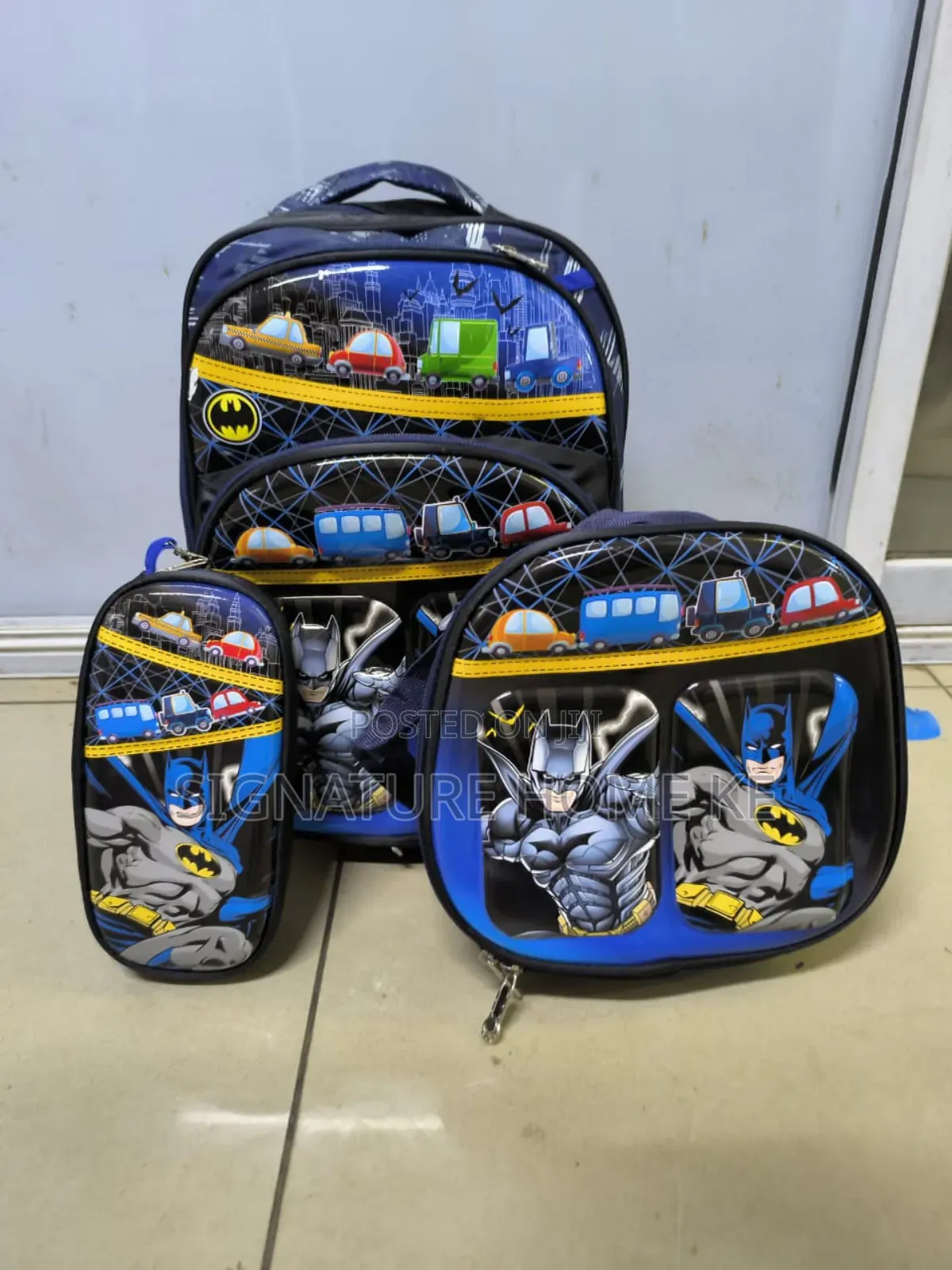 3 in 1 Cartoon Themed School Bag