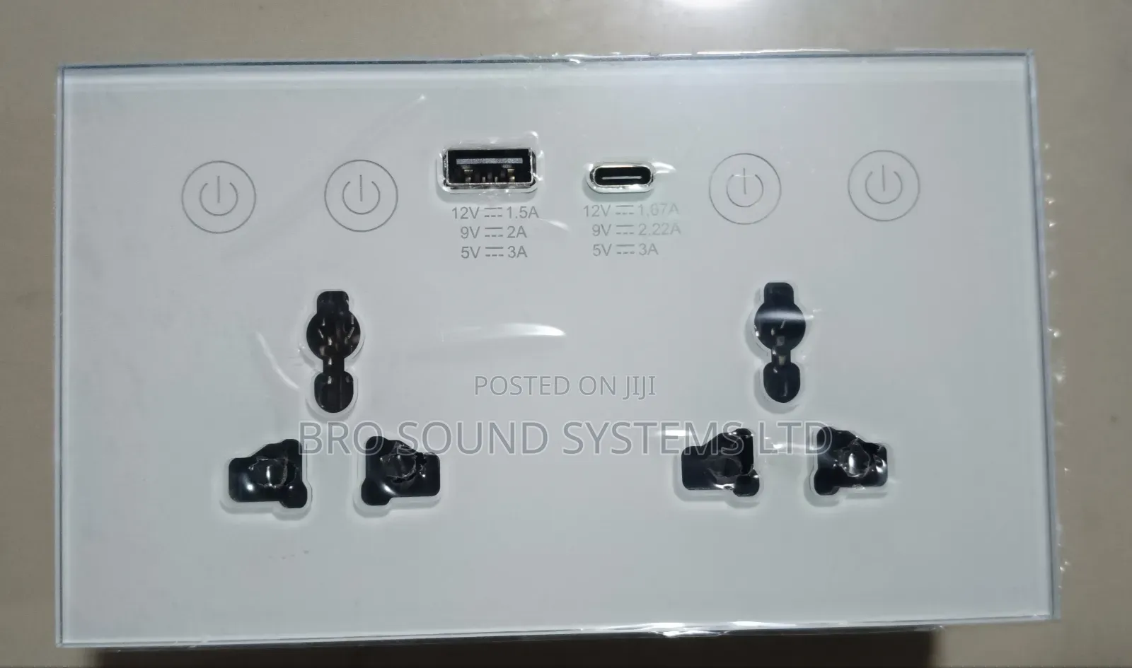Smart Wifi / Bluetooth Double Wall Socket With USB Type C
