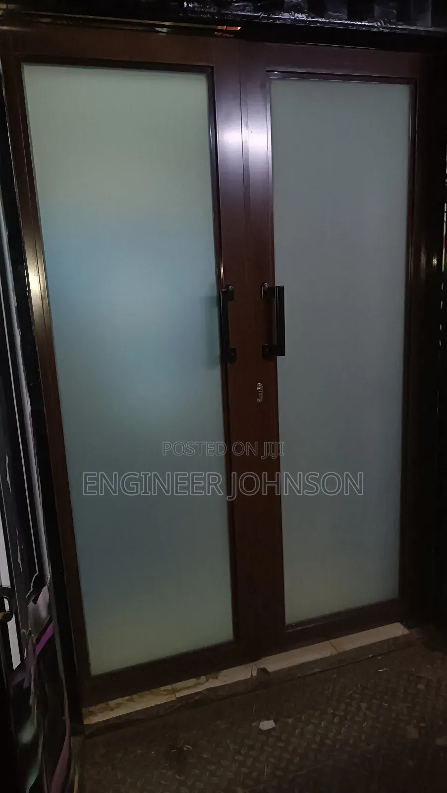 Privacy Glass Door