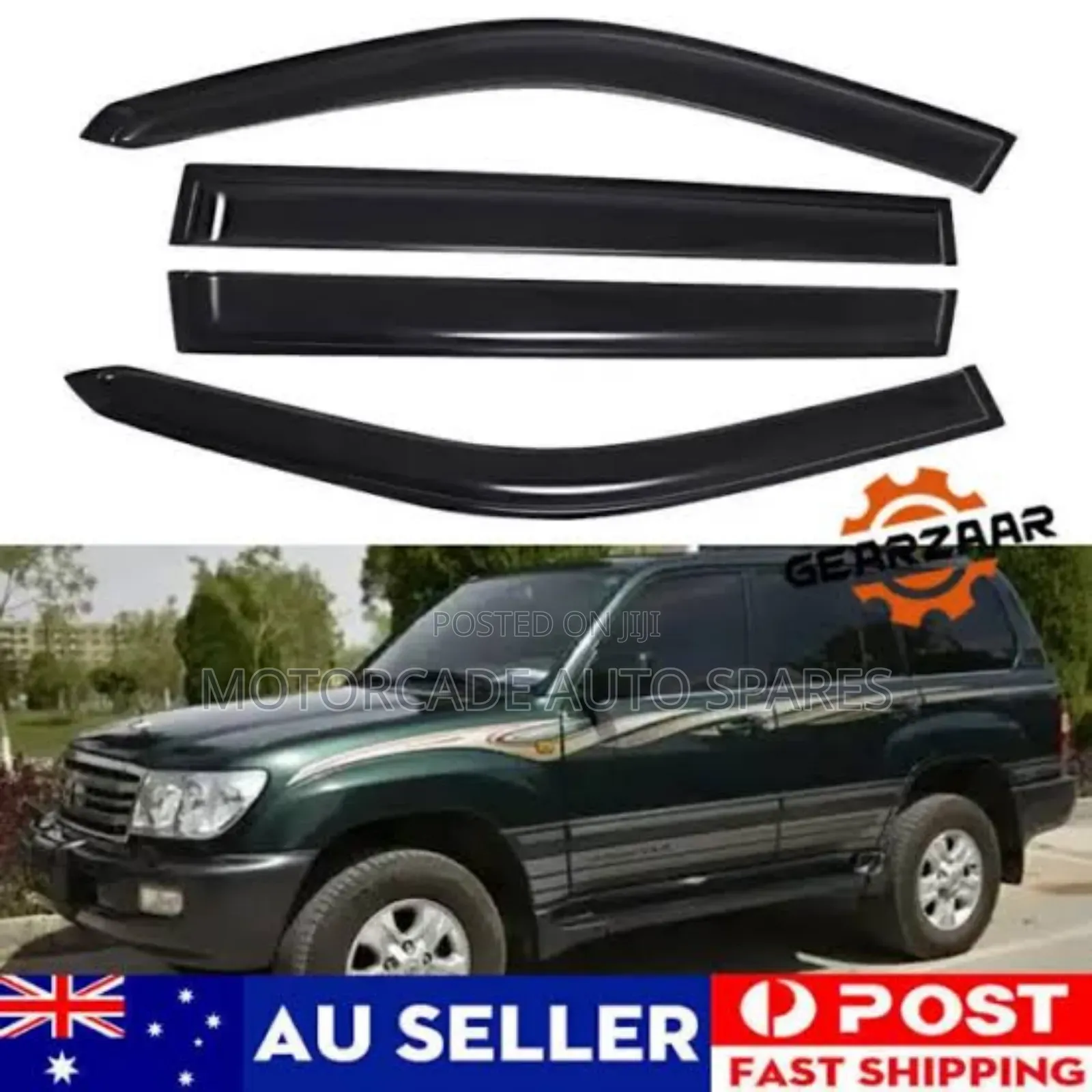 Toyota Landcruiser 100 Series Windbreakers V8