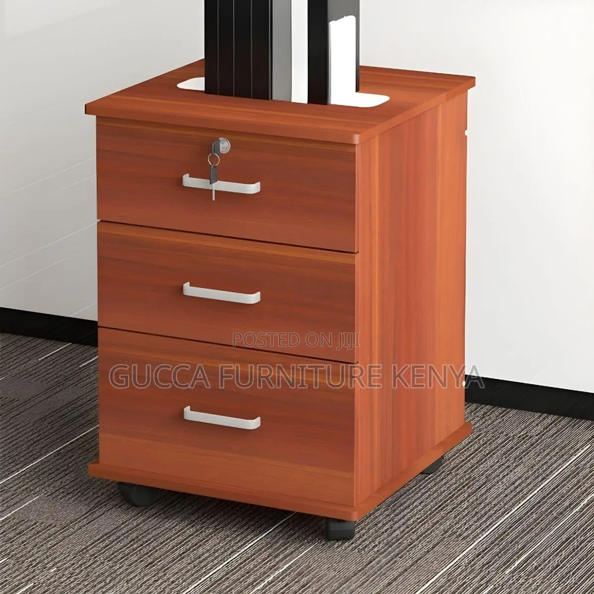 3 Drawers Mobile Pedestal (Lockable Cabinets)