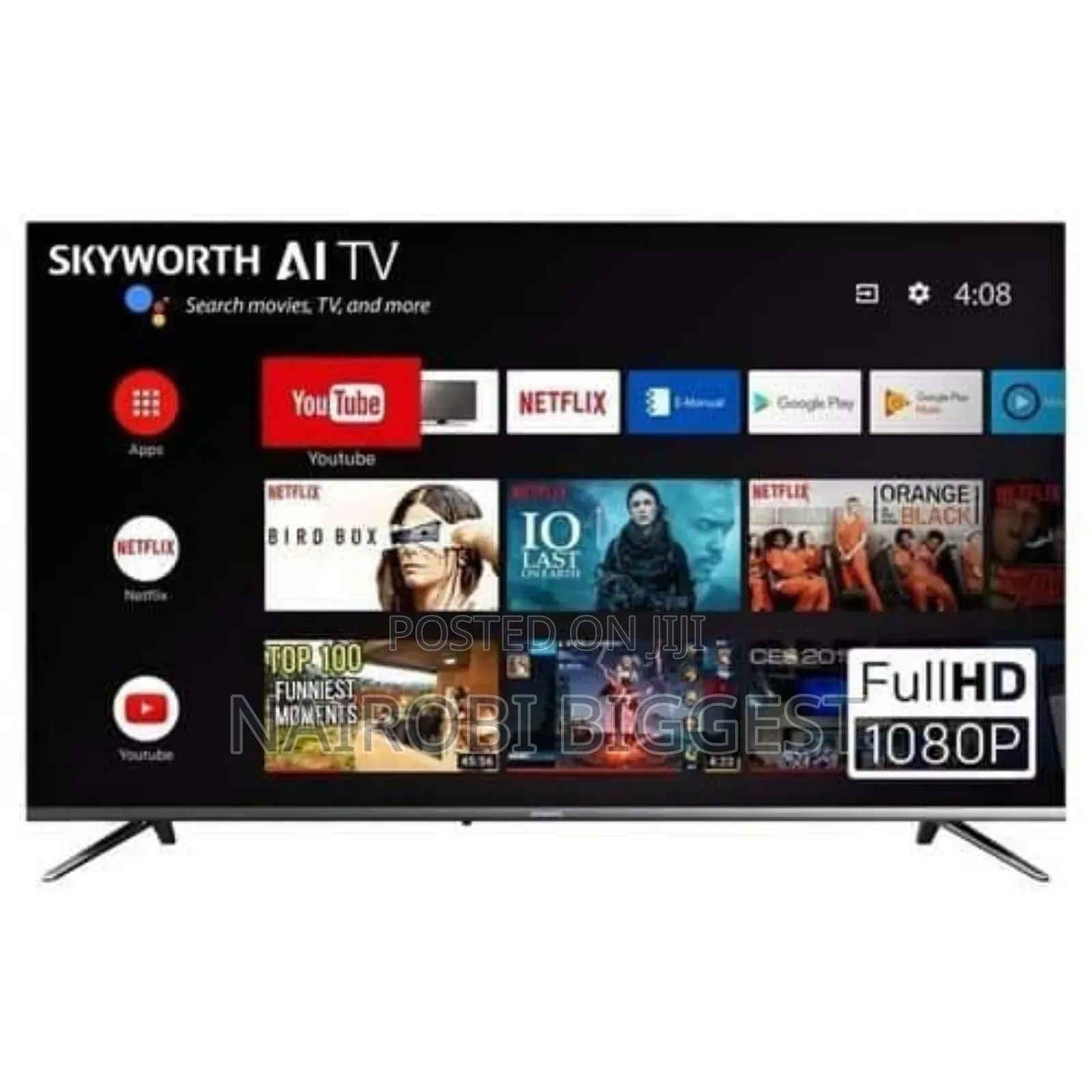 Skyworth 55" Inches Frameless Uhd Google Android Television