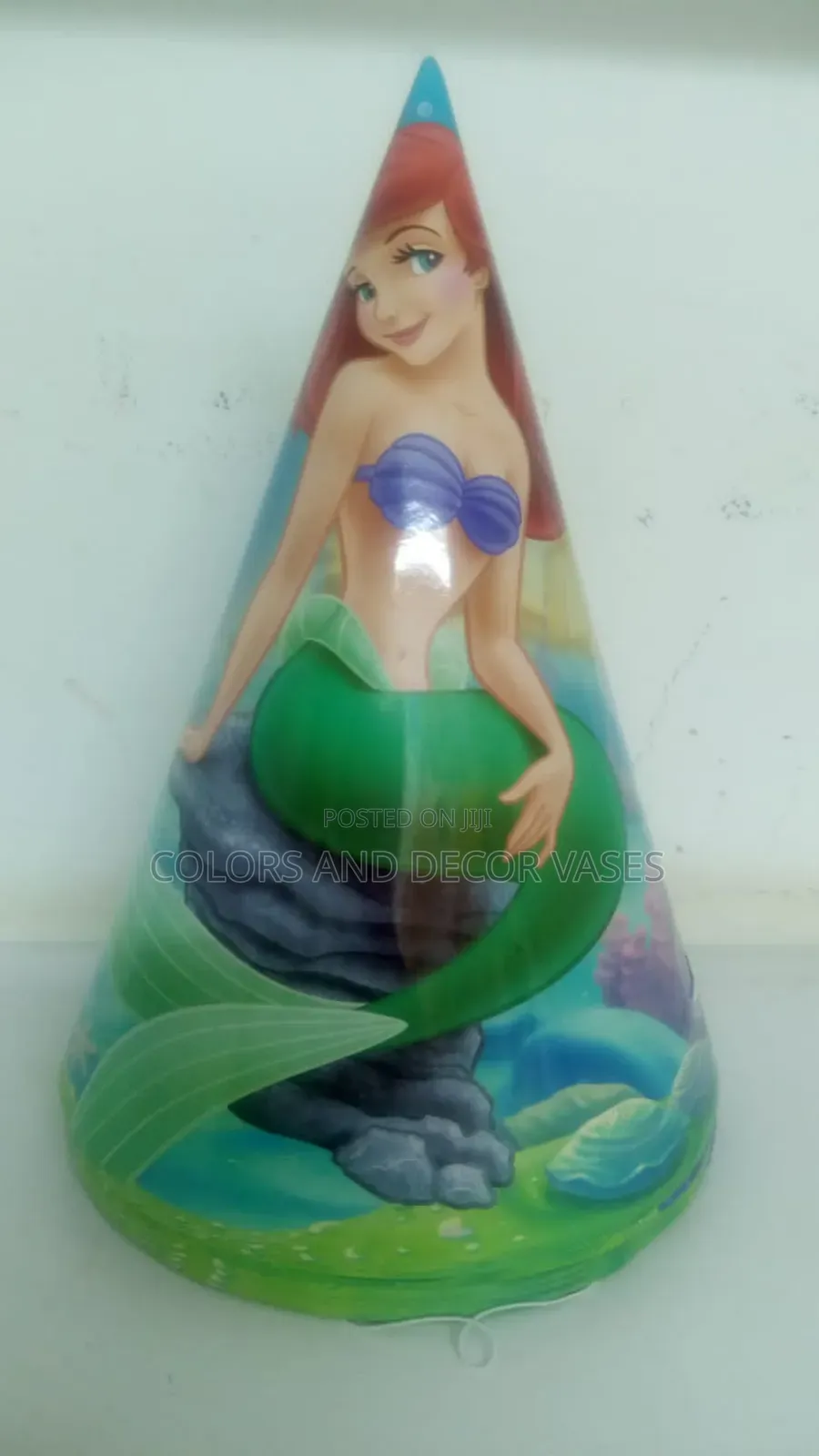 Paper Party Hats 10pcs Themed Mermaid