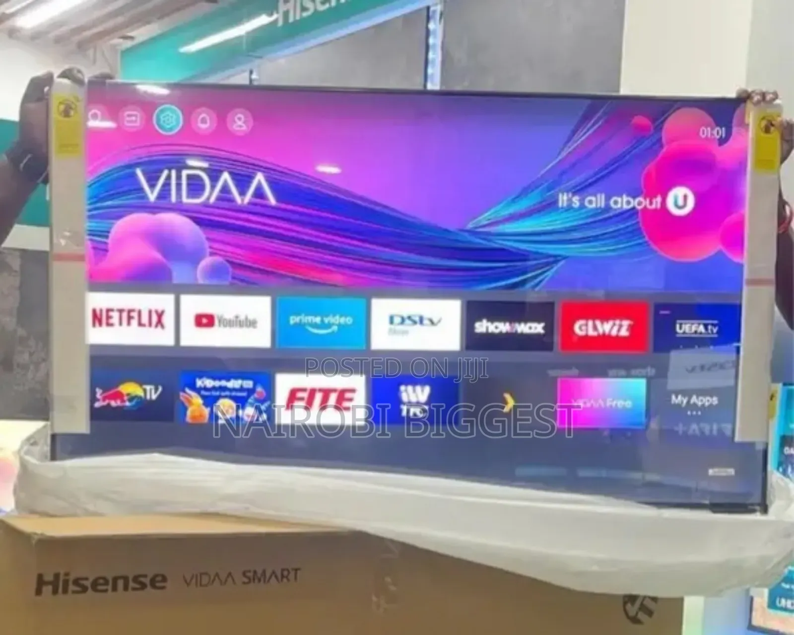 Hisense 50" A6 Series4k Frameless Television