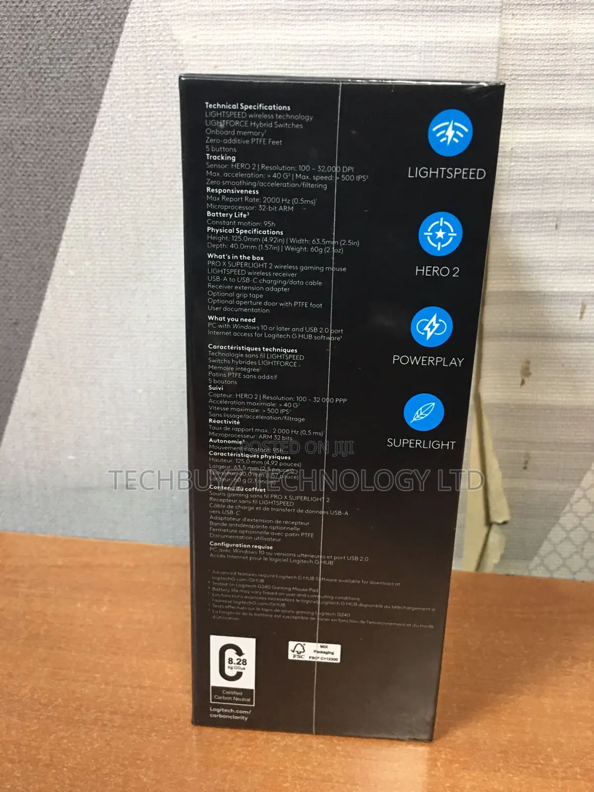 Logitech Pro X Superlight 2 Lightspeed Wireless Gaming Mouse