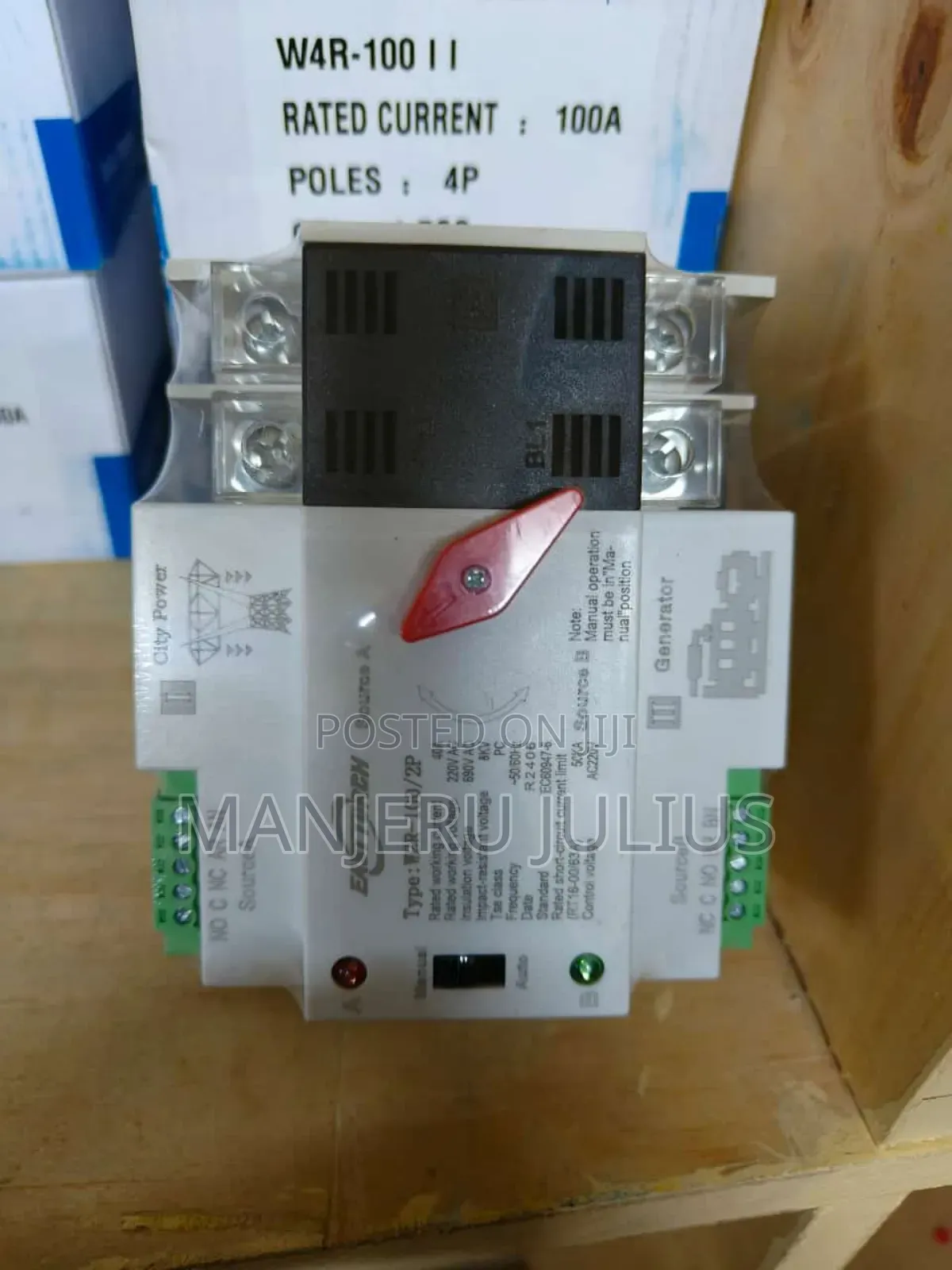 Single Phase Automatic Changeover