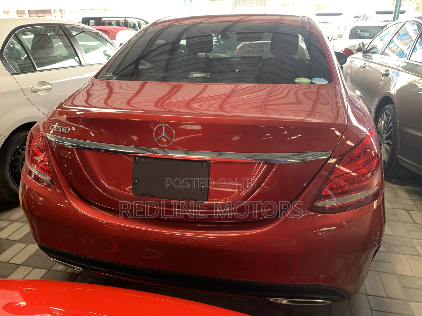 Mercedes-Benz C200 2017 Red