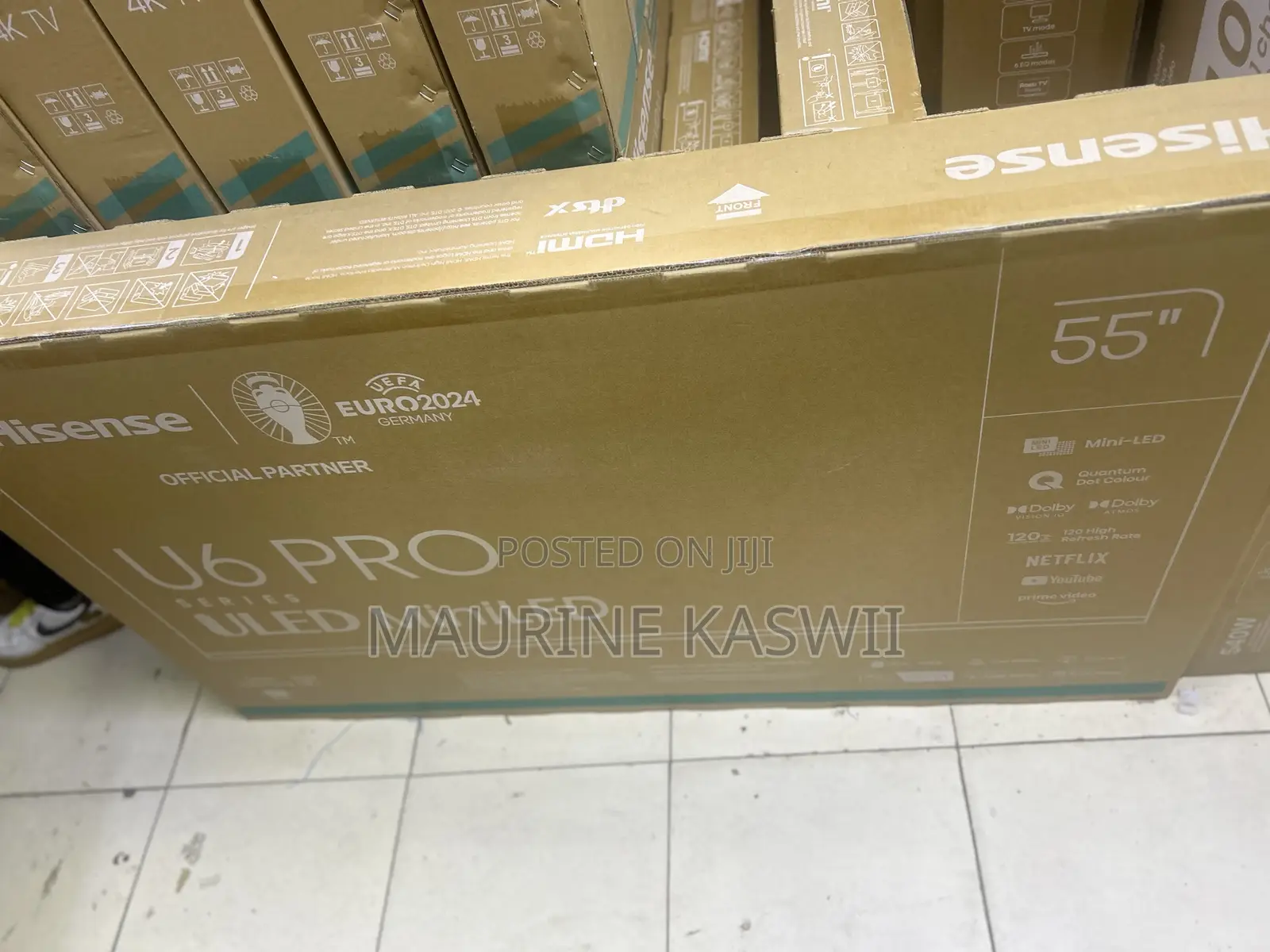 Hisense 55′′ U6k Uled Pro Mini Led4k TV – 55u6k Pro