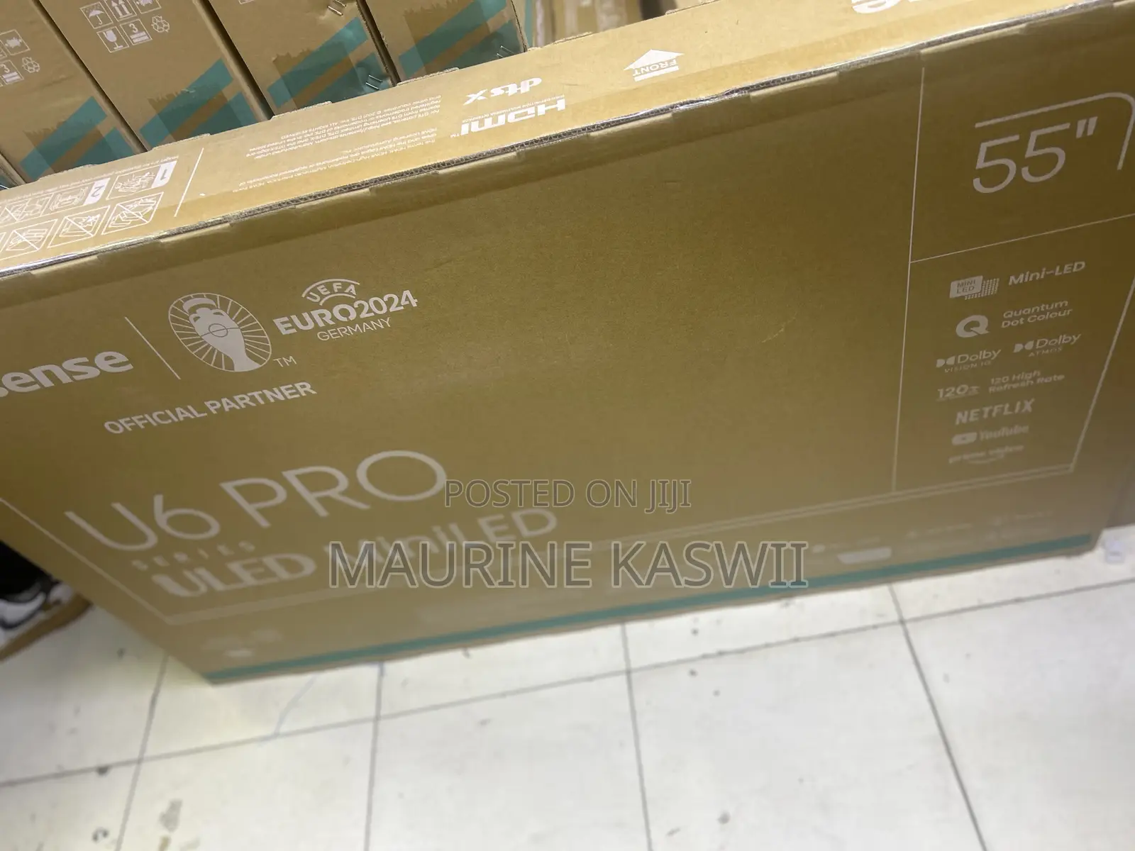 Hisense 55′′ U6k Uled Pro Mini Led4k TV – 55u6k Pro