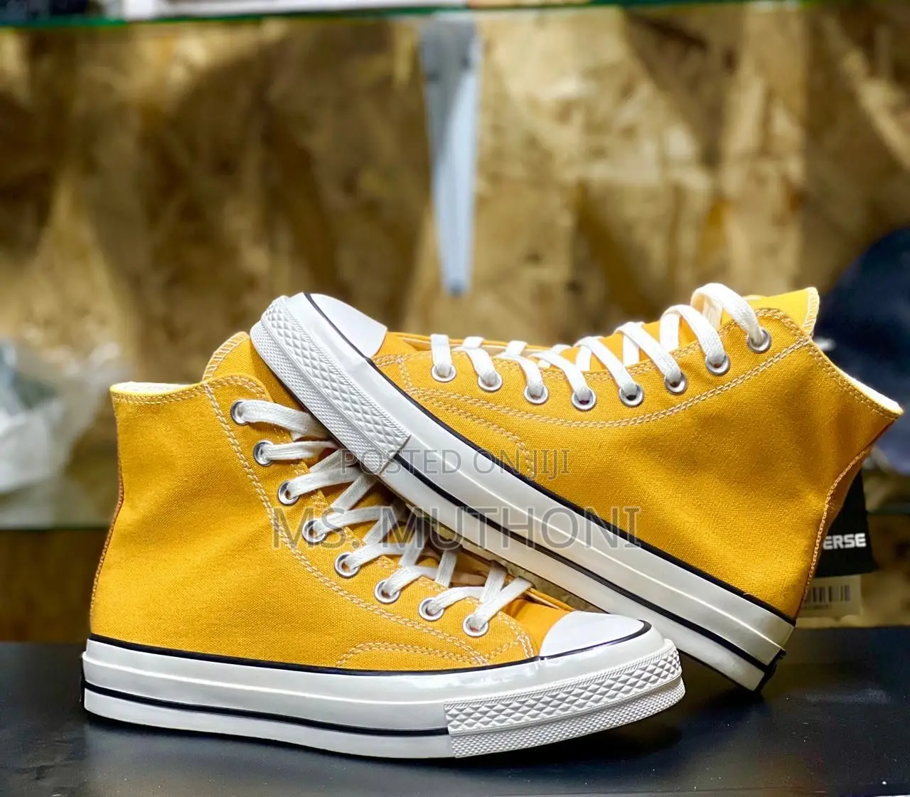 Converse High Cut Mustard Yellow. 38-44