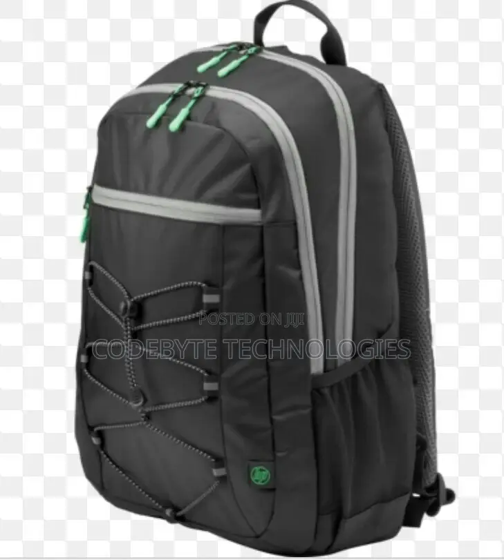 ~HP 15.6" Active Backpack - Black/Mint Green