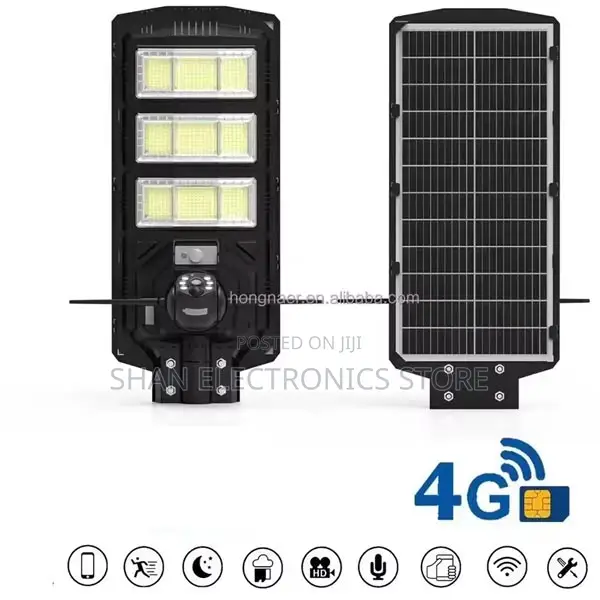 4g Sim Card 2 in 1 CCTV Security Camera Street Light