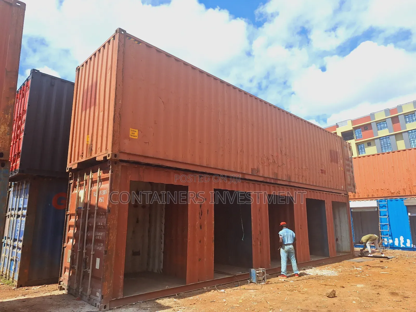 Empty 40ft Container for Sale- Fabrication Offered Here Too.