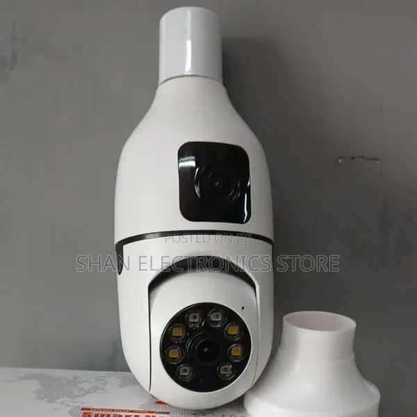 Bulb Wifi Wireless--Double Lens PTZ Bulb Wifi Camera