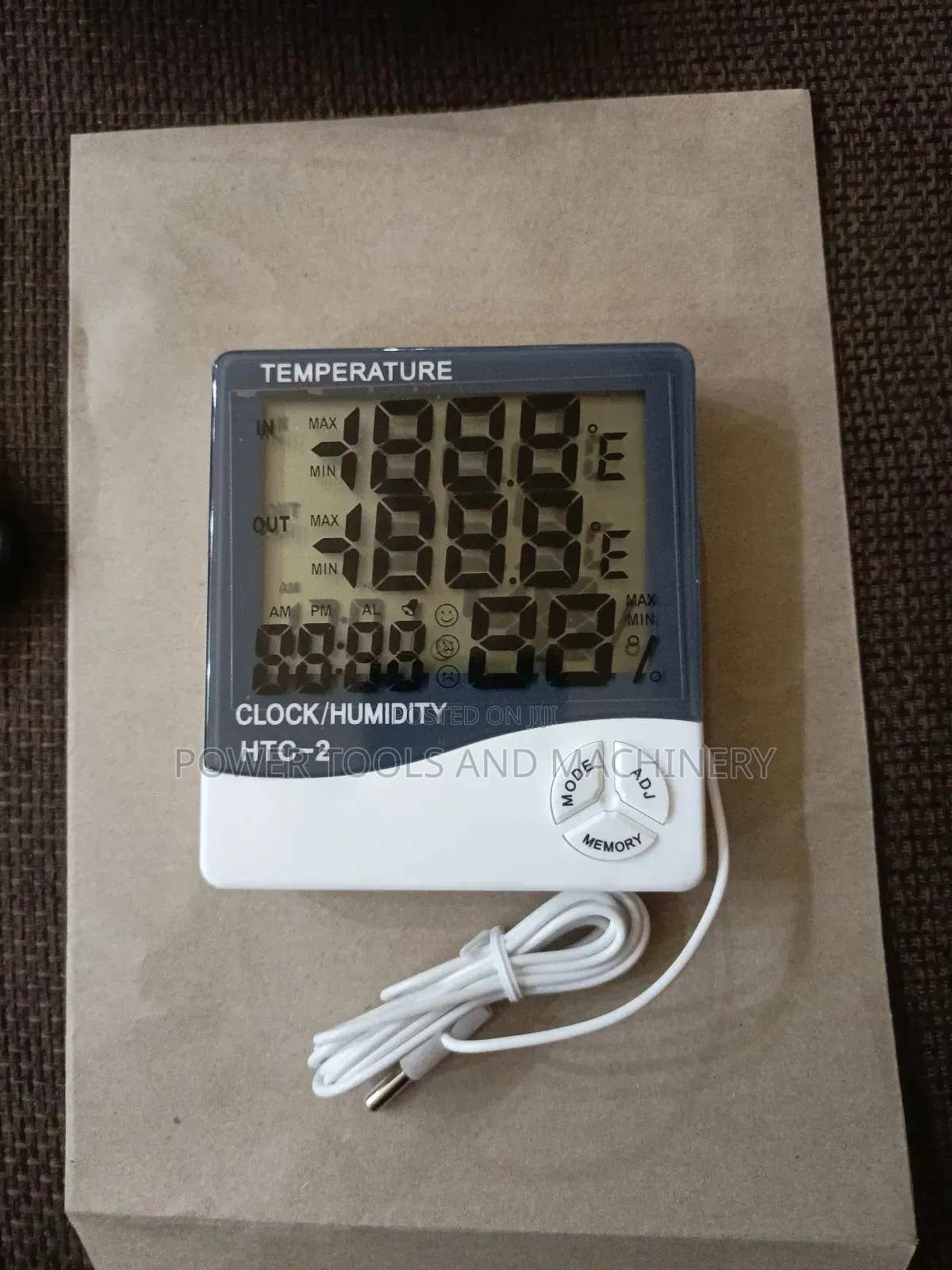Htc_2 Temperature and Humidity Meter Clock