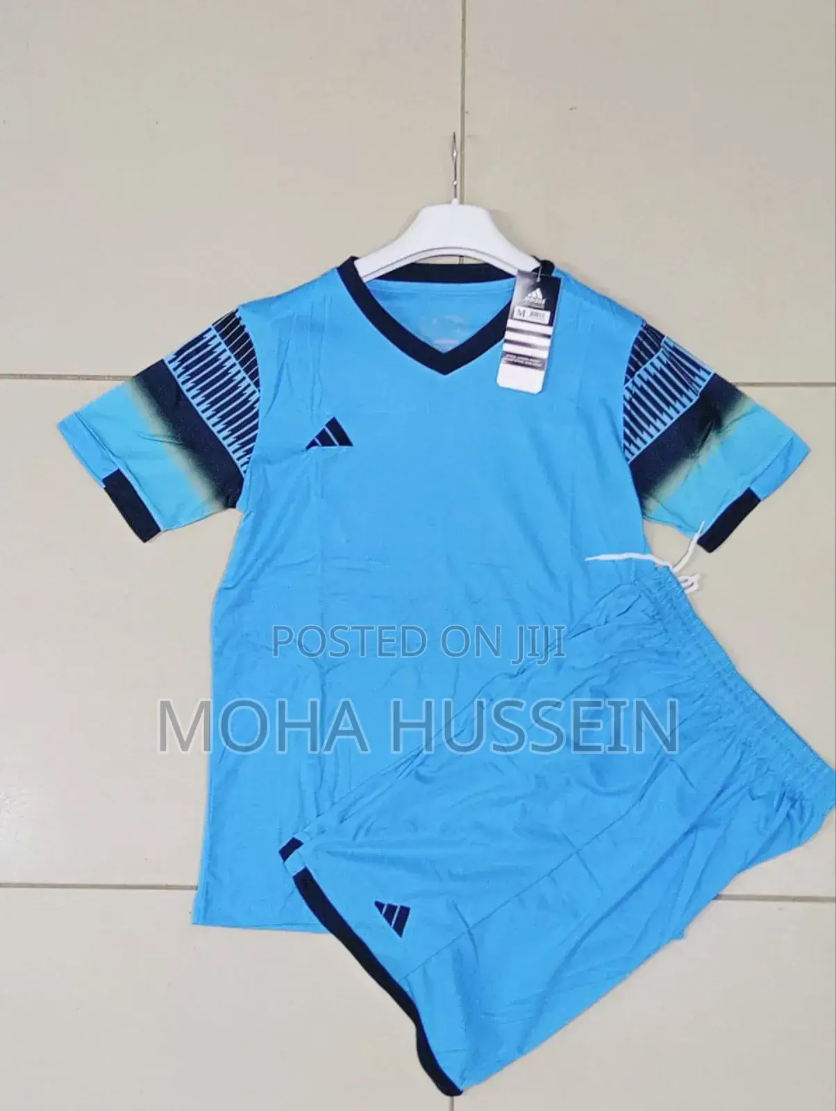 Quality Blue Adidas Football Uniforms