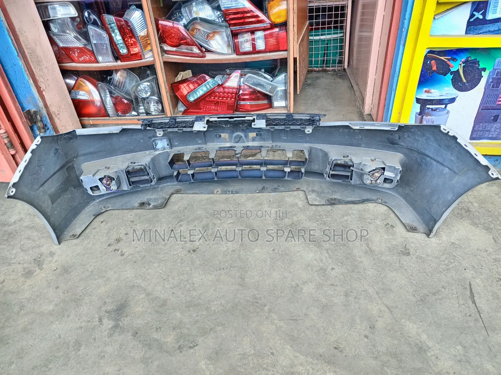 Front Bumper Nissan Wingroad Y12 Double Grill+Foglights