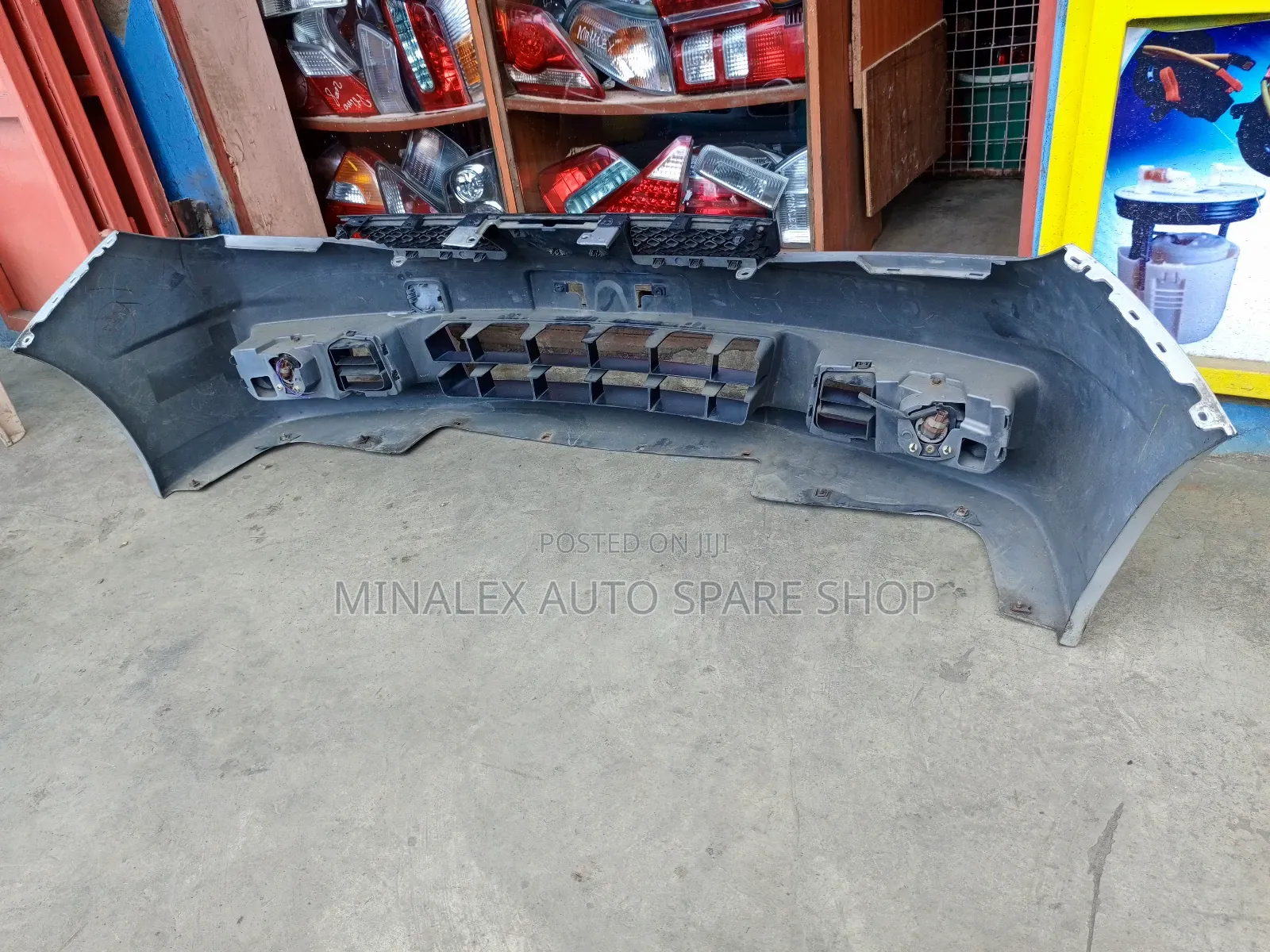 Front Bumper Nissan Wingroad Y12 Double Grill+Foglights