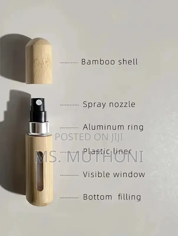 Bamboo Perfume Refill / Travel Bottle